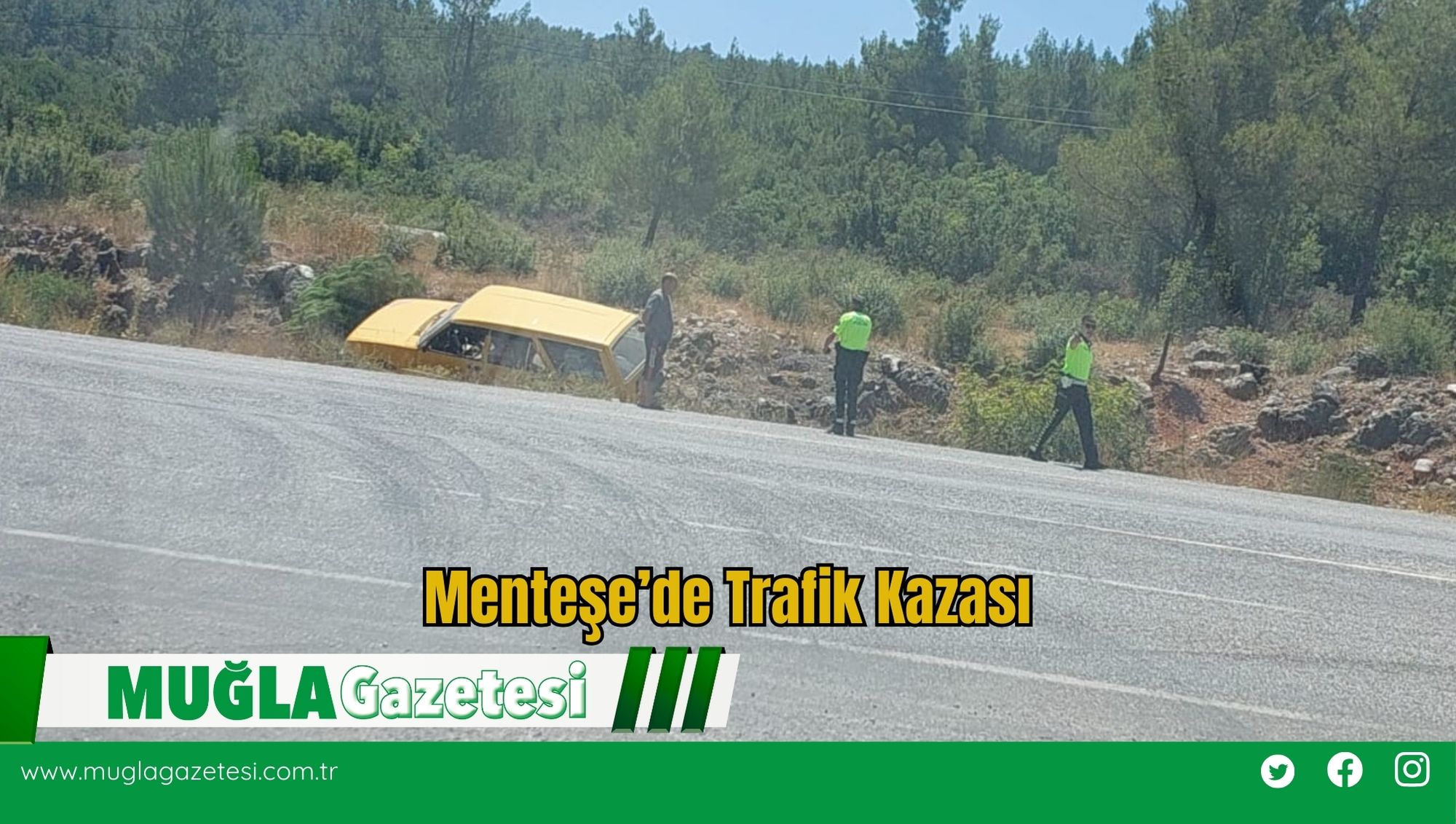Menteşe’de Trafik Kazası