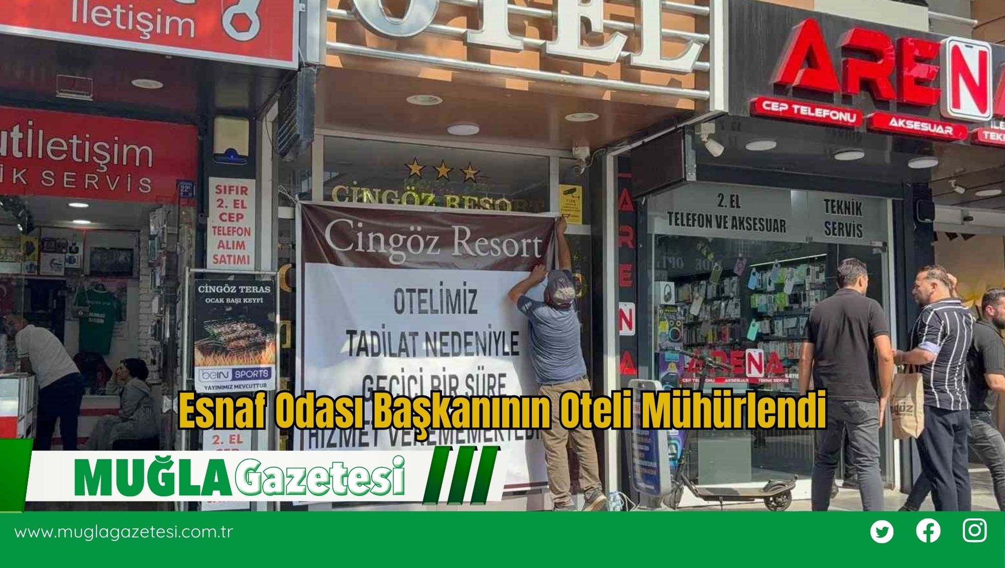 Esnaf Odası Başkanının Oteli Mühürlendi