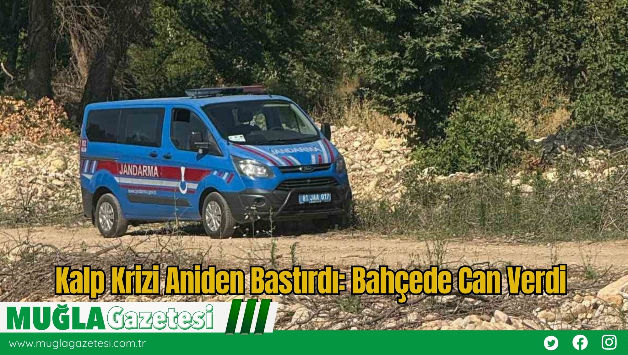 Kalp Krizi Aniden Bastırdı: Bahçede Can Verdi