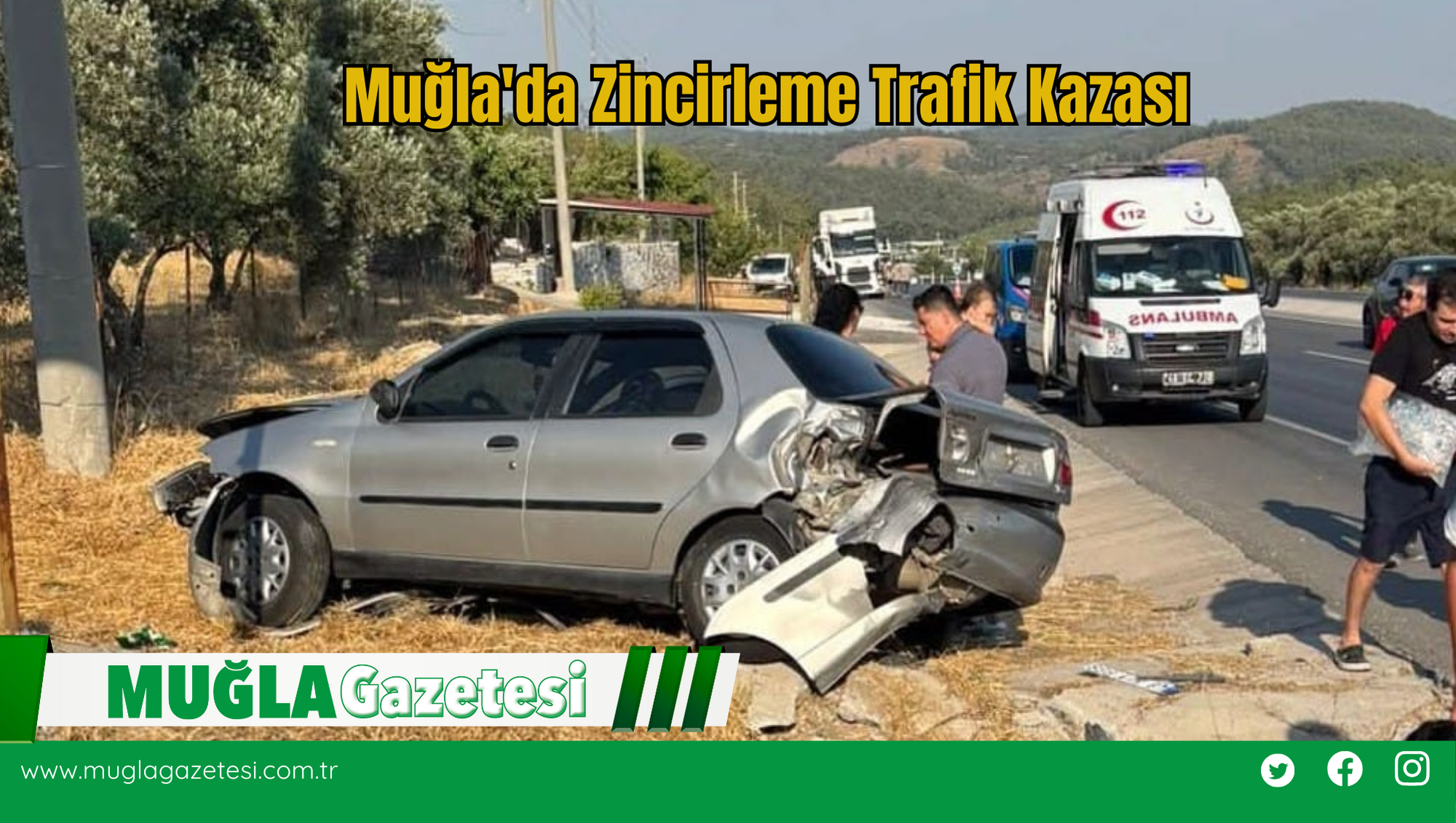 Muğla'da Zincirleme Trafik Kazası
