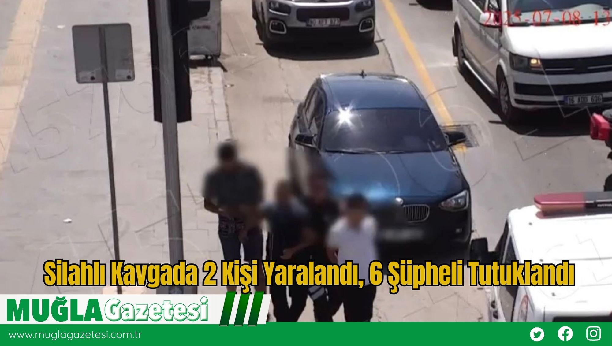 Silahlı Kavgada 2 Kişi Yaralandı, 6 Şüpheli Tutuklandı