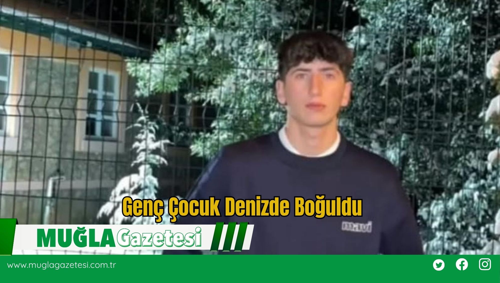 Genç Çocuk Denizde Boğuldu