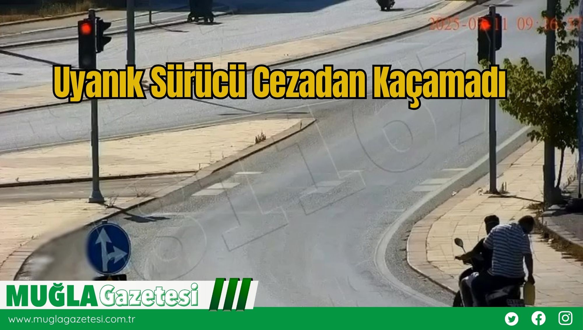 Uyanık Sürücü Cezadan Kaçamadı