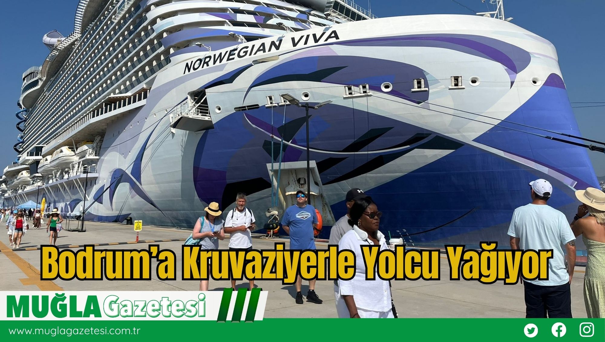 Bodrum’a Kruvaziyerle Yolcu Yağıyor