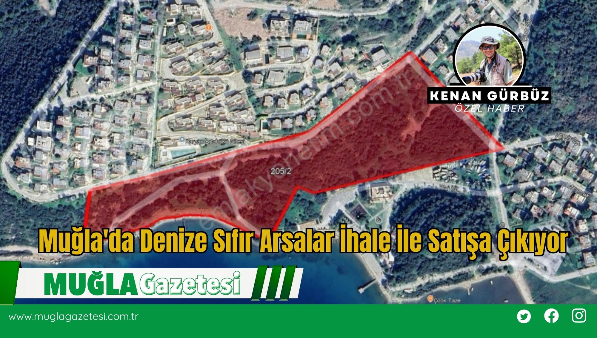 Muğla'da Denize Sıfır Arsalar İhale İle Satışa Çıkıyor