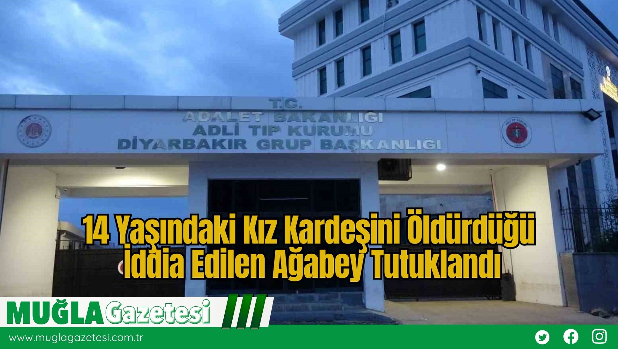 14 Yaşındaki Kız Kardeşini Öldürdüğü İddiasıyla Ağabey Tutuklandı