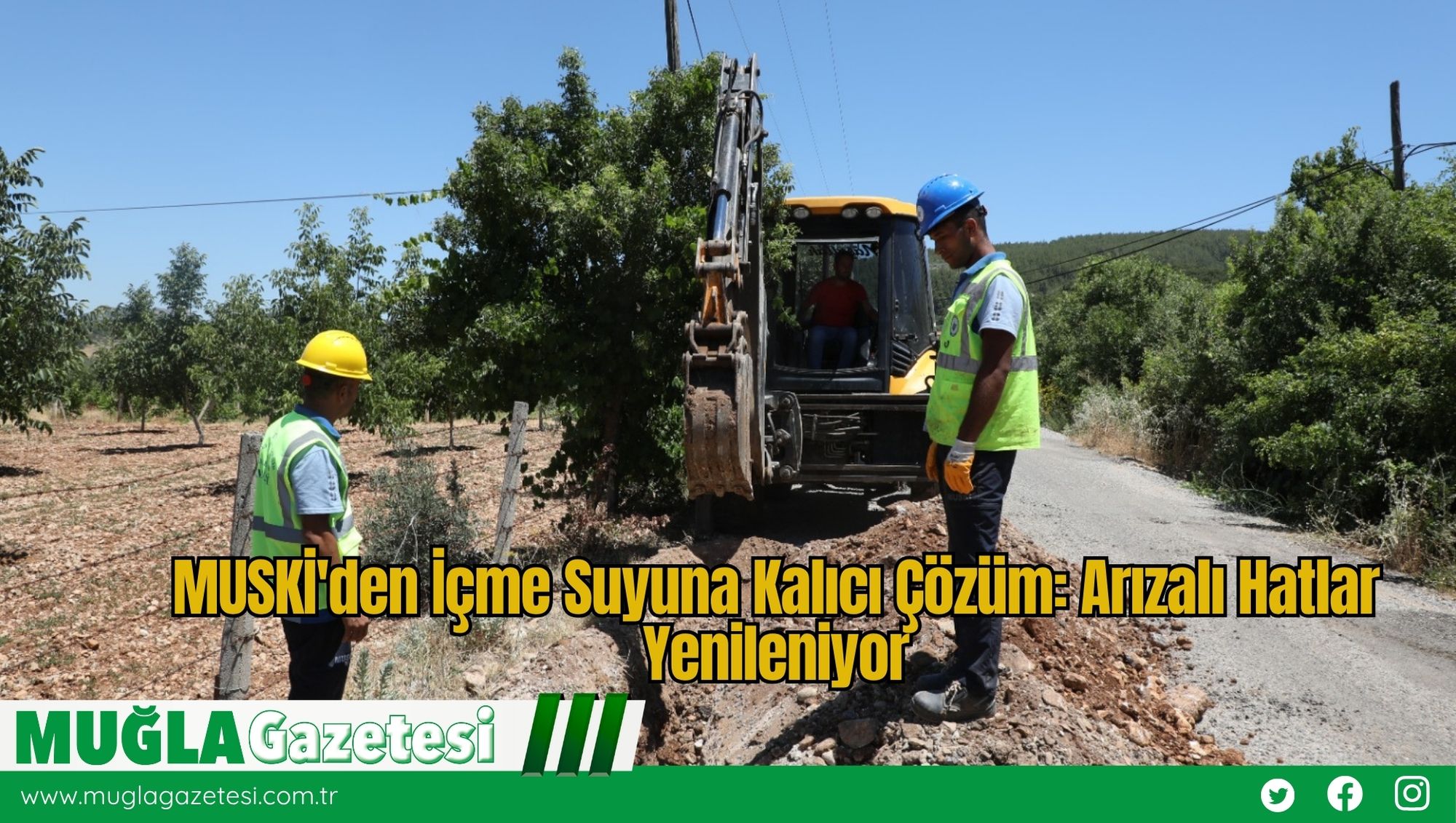 MUSKİ'den İçme Suyuna Kalıcı Çözüm: Arızalı Hatlar Yenileniyor