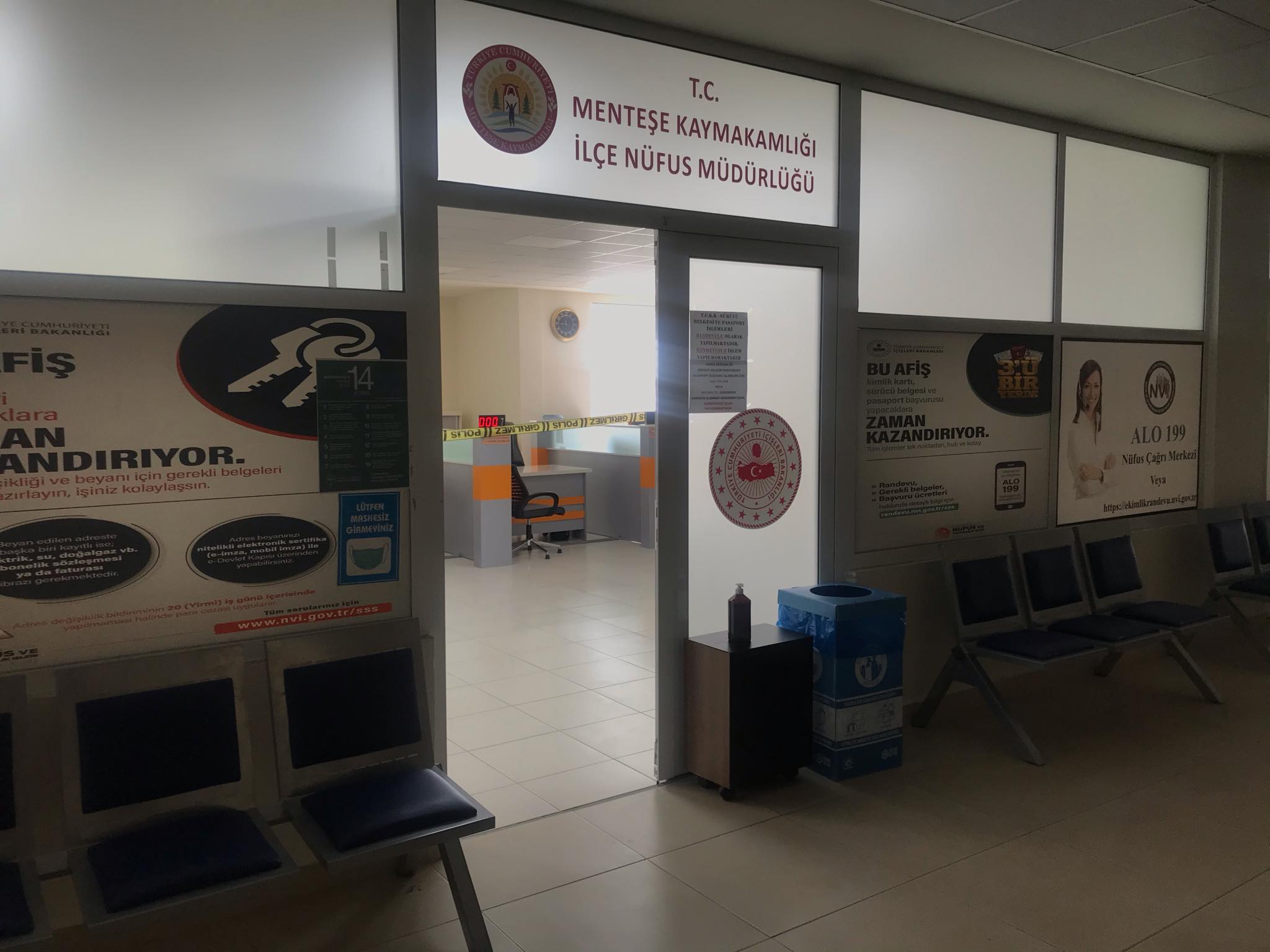 Menteşe Nüfus Müdürlüğü 20 Temmuz’da Açık Olacak