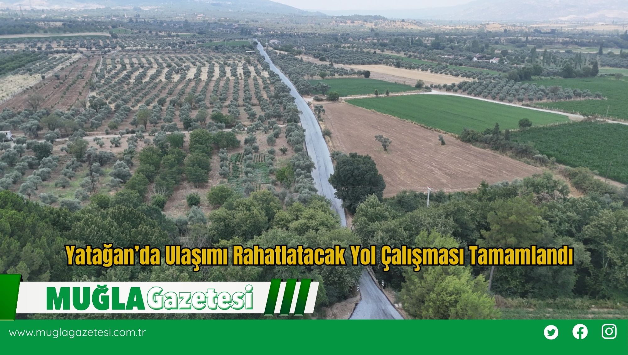 Yatağan’da Ulaşımı Rahatlatacak Yol Çalışması Tamamlandı