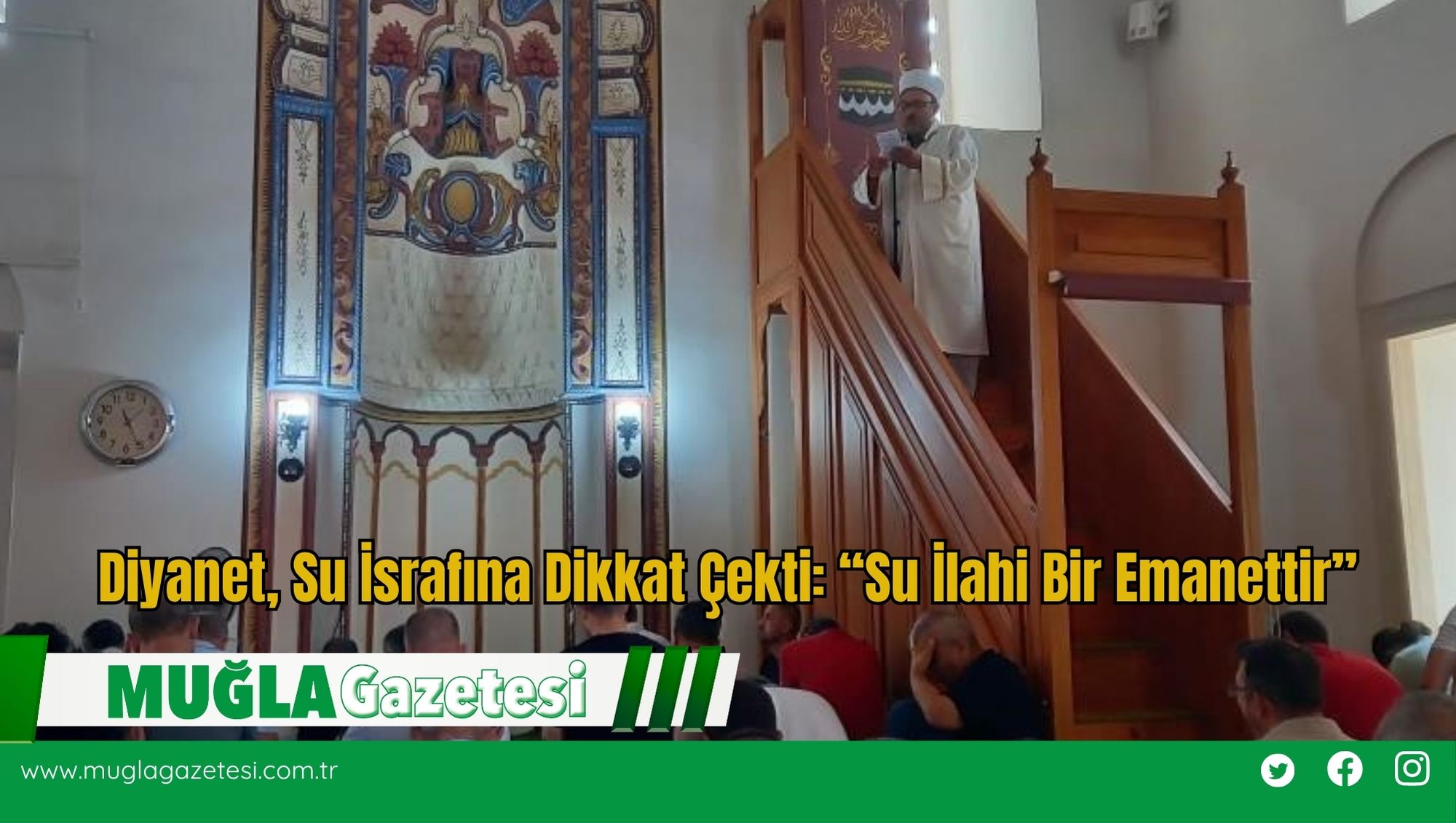 Diyanet, Su İsrafına Dikkat Çekti: “Su İlahi Bir Emanettir”