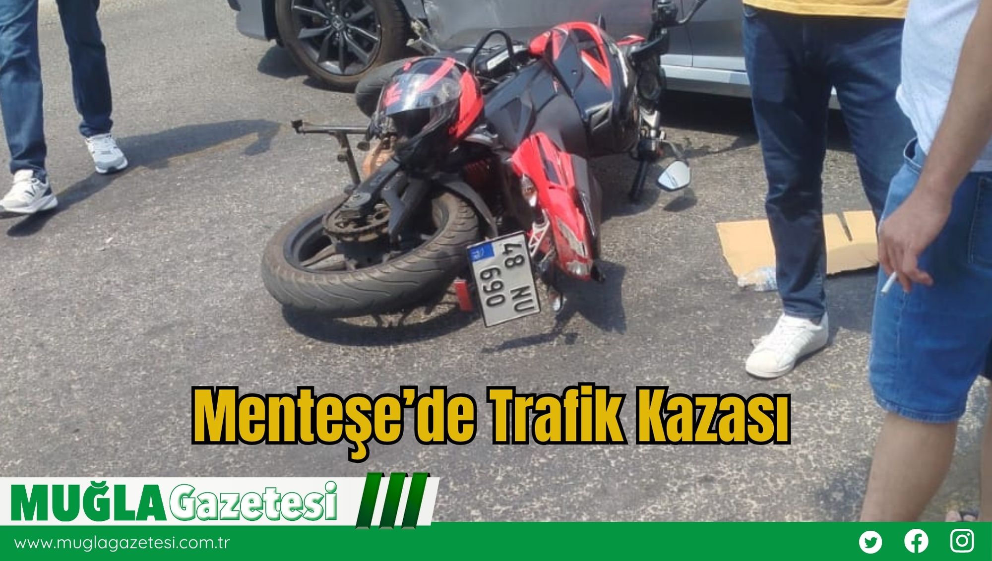 Menteşe’de Trafik Kazası