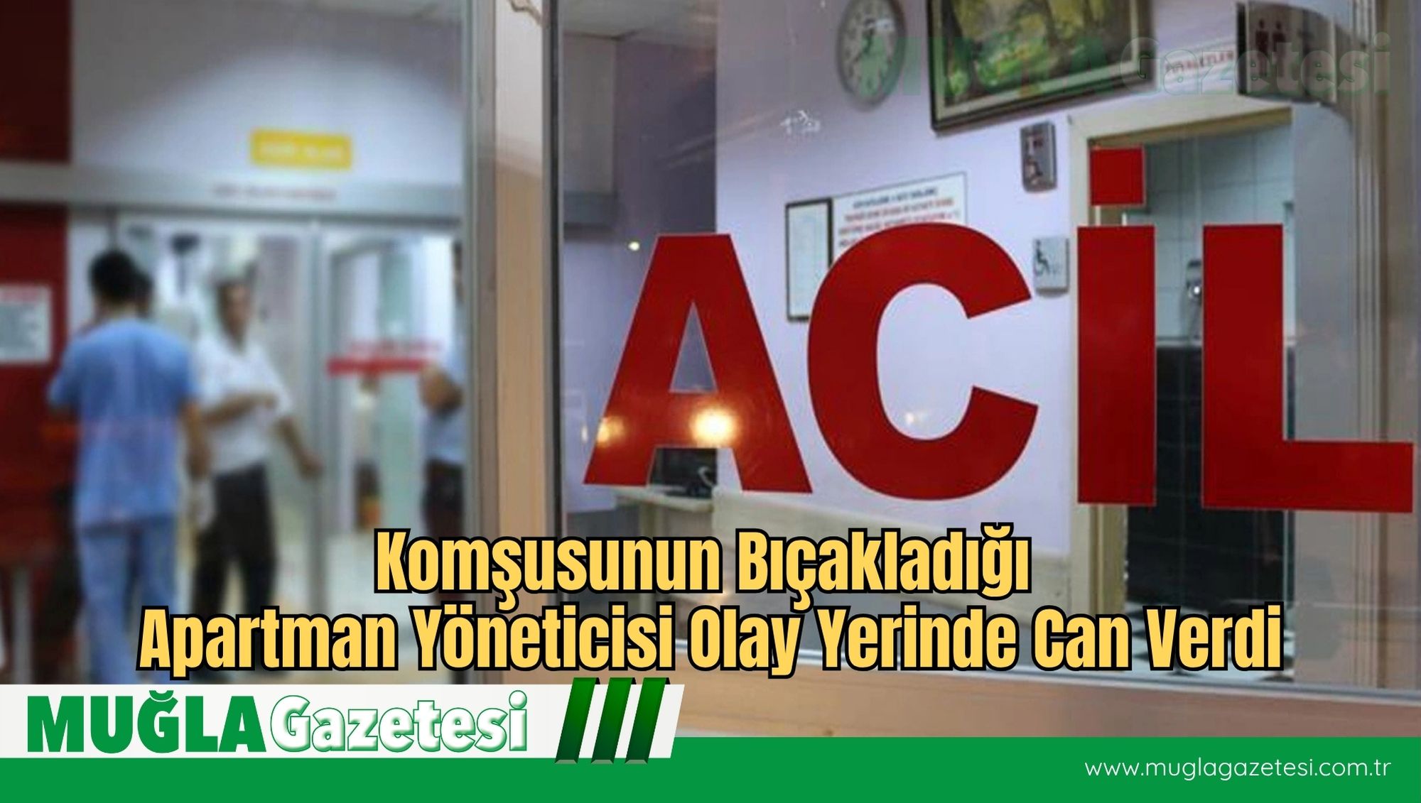 Komşusunun Bıçakladığı Apartman Yöneticisi Olay Yerinde Can Verdi