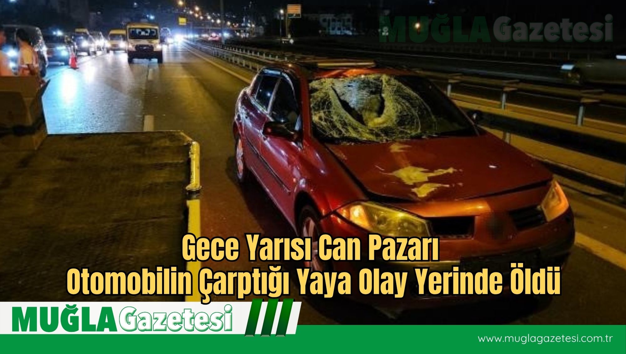 Gece Yarısı Can Pazarı: Otomobilin Çarptığı Yaya Olay Yerinde Öldü