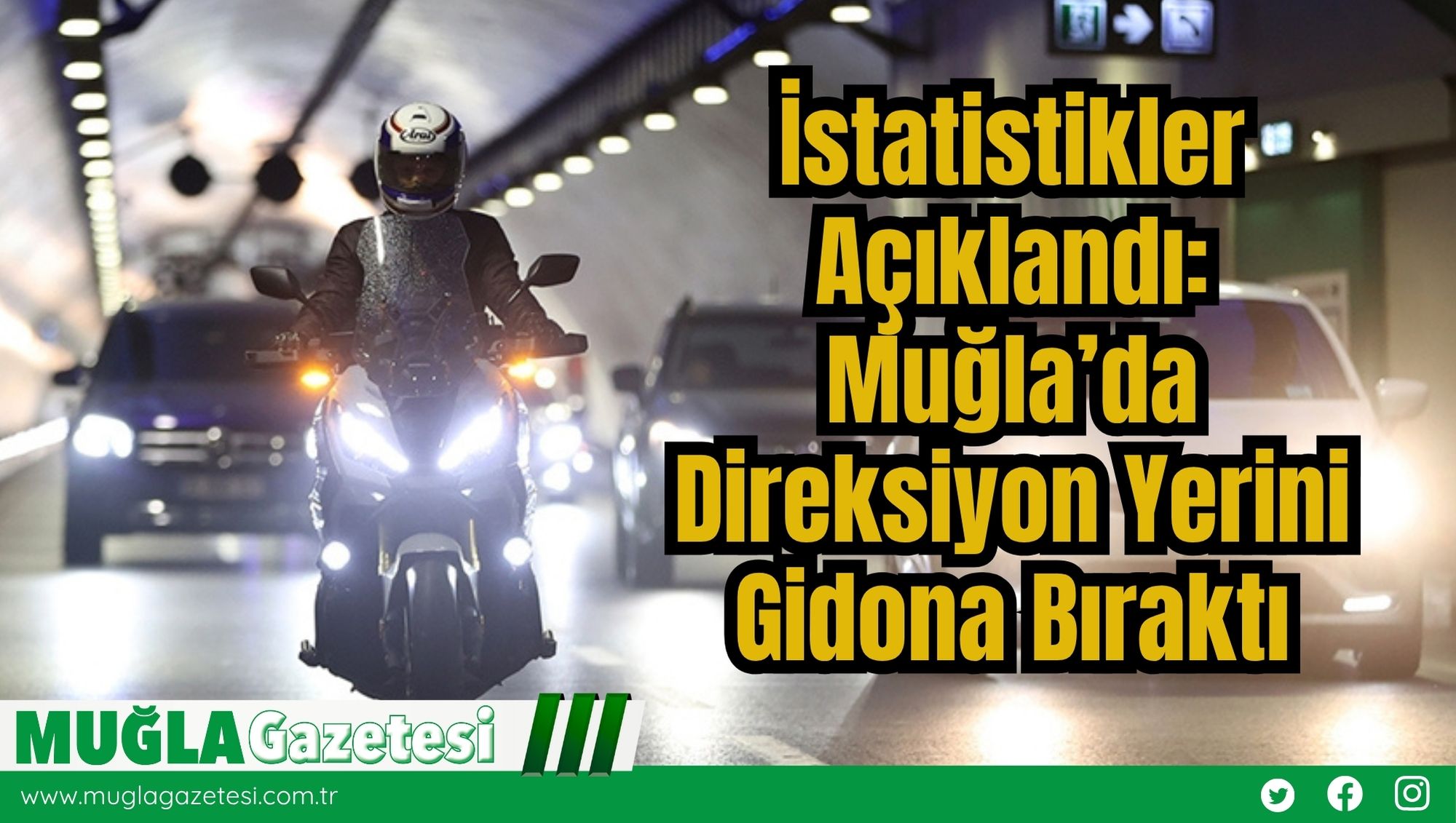 İstatistikler Açıklandı: Muğla’da Direksiyon Yerini Gidona Bıraktı
