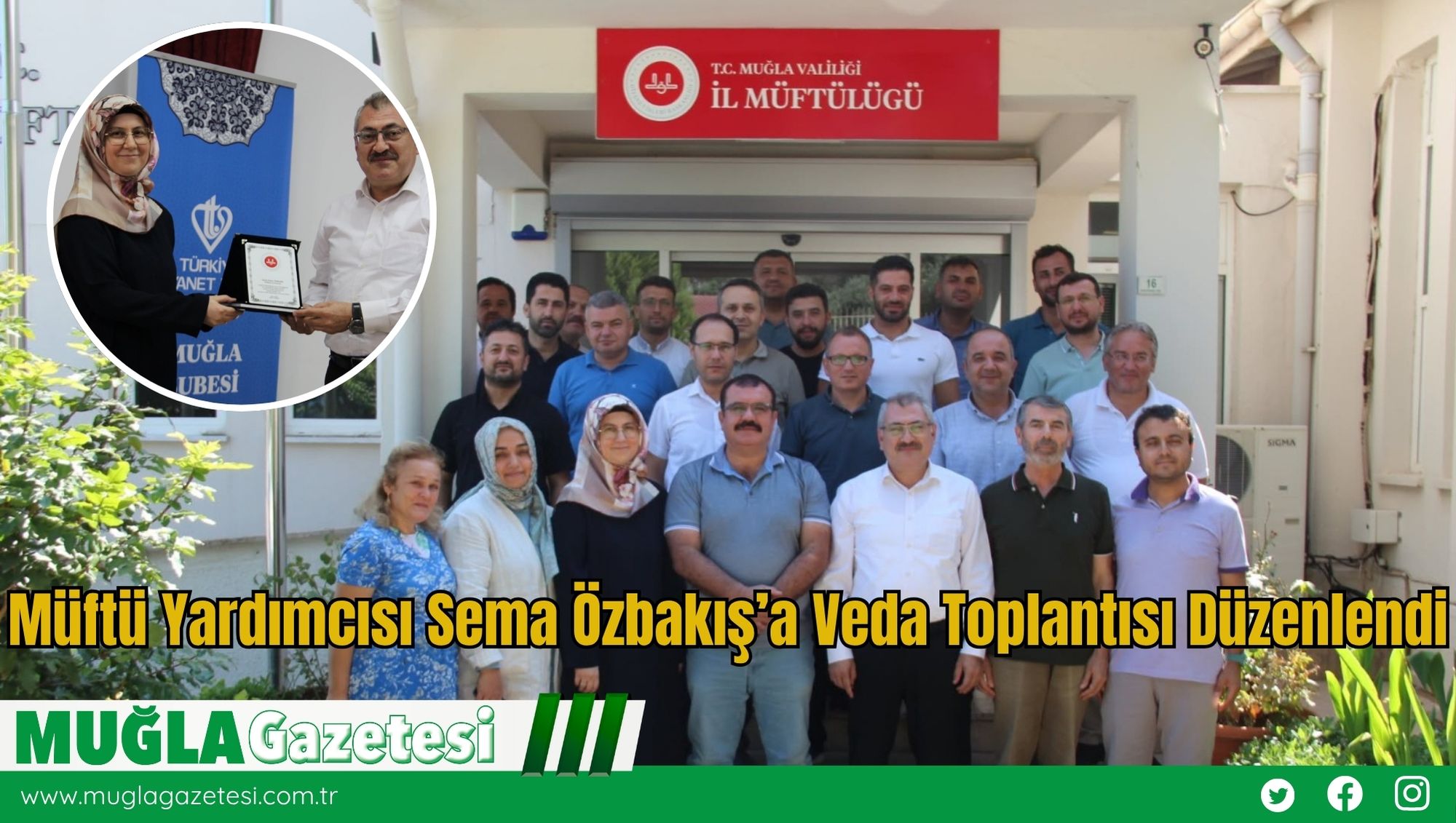 Müftü Yardımcısı Sema Özbakış’a Veda Toplantısı Düzenlendi