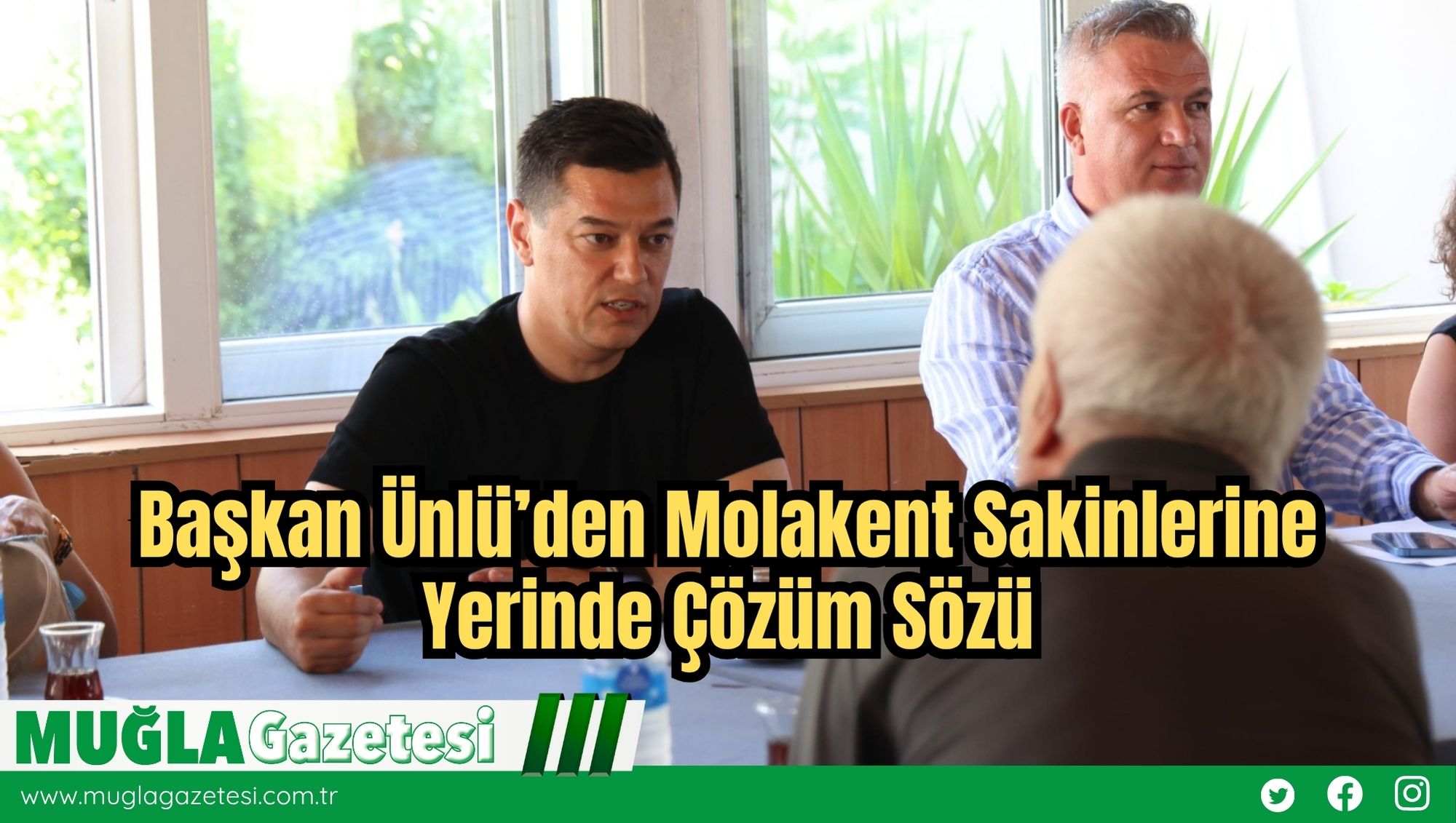Başkan Ünlü’den Molakent Sakinlerine Yerinde Çözüm Sözü