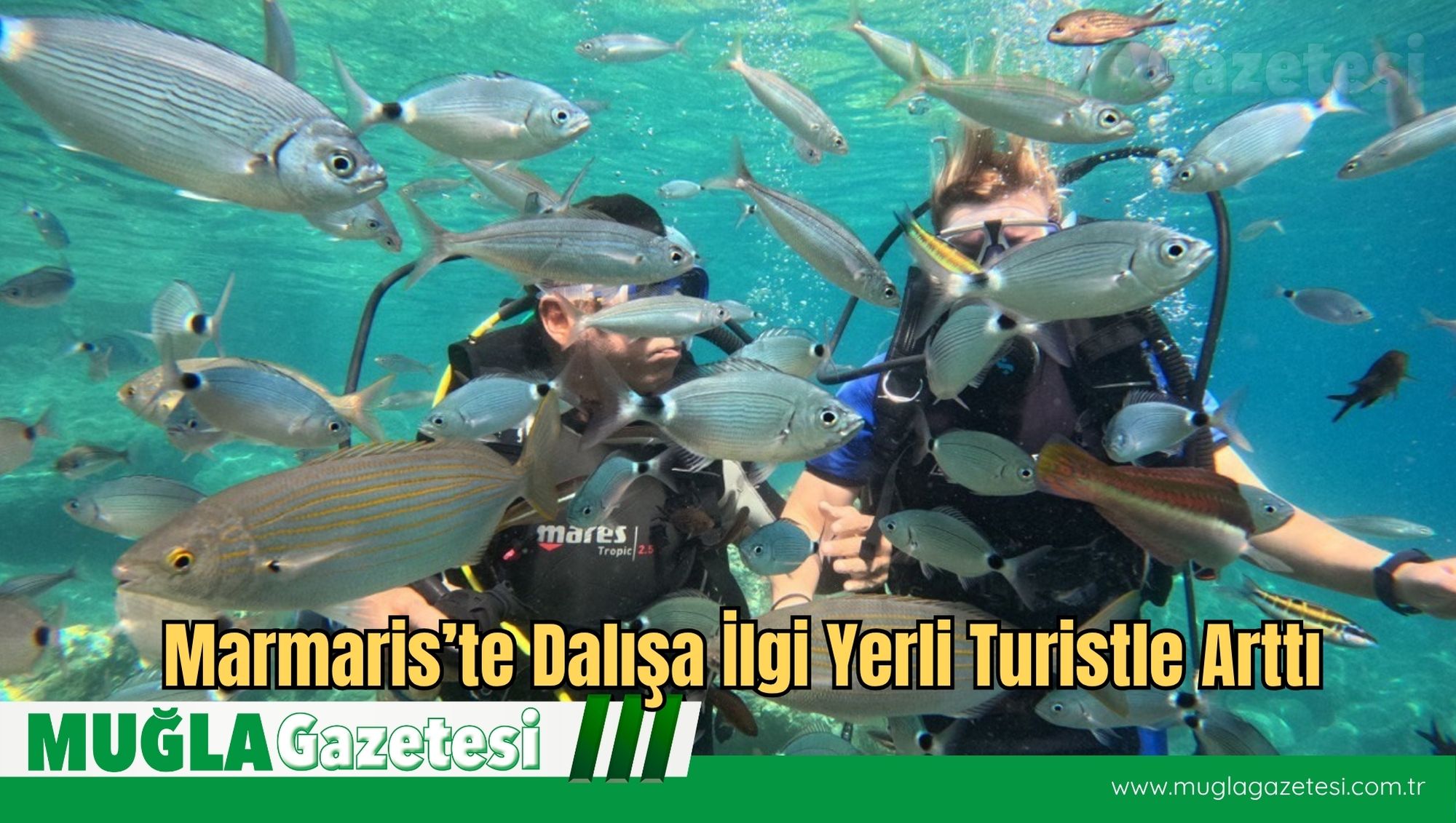 Marmaris’te Dalışa İlgi Yerli Turistle Arttı