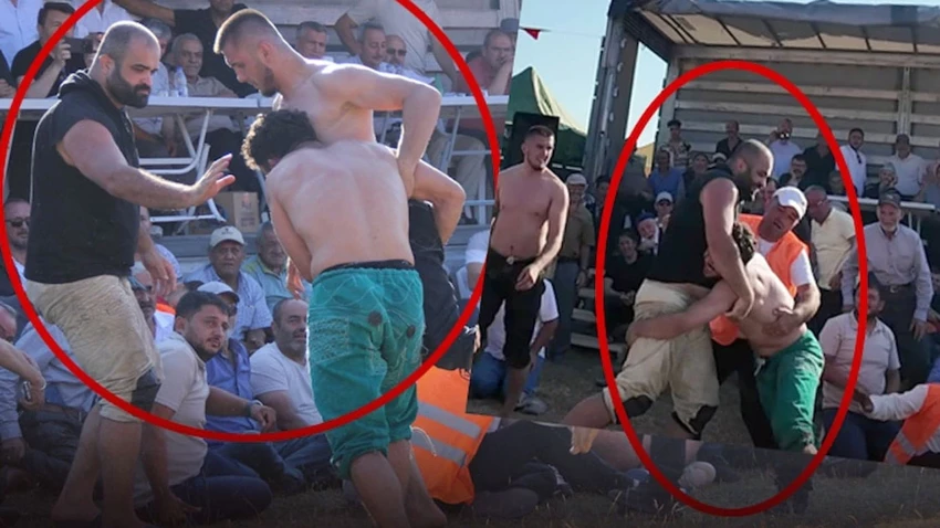 Rakibini Karıştırdı, Seyirciyle Güreşti
