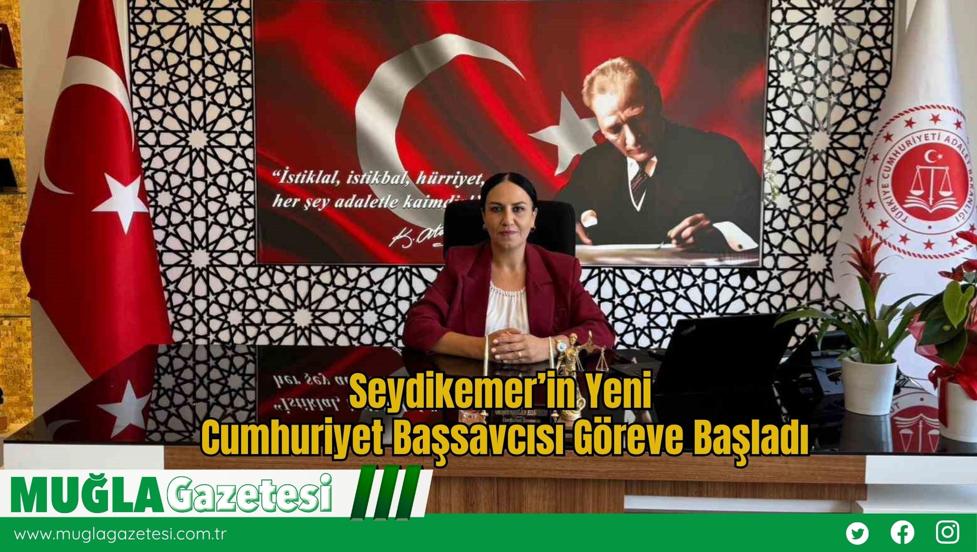 Seydikemer’in Yeni Cumhuriyet Başsavcısı Göreve Başladı