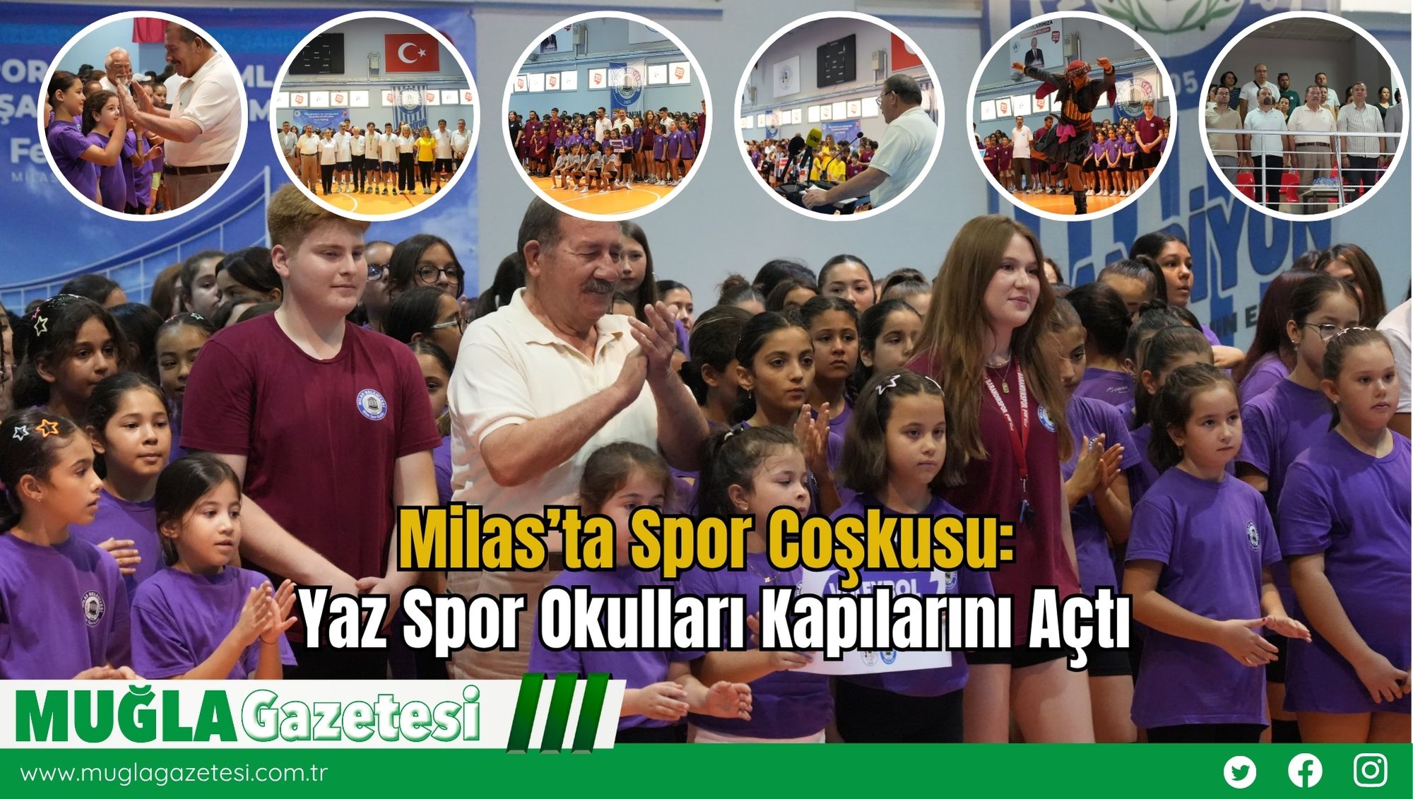 Milas’ta Spor Coşkusu: Yaz Spor Okulları Kapılarını Açtı