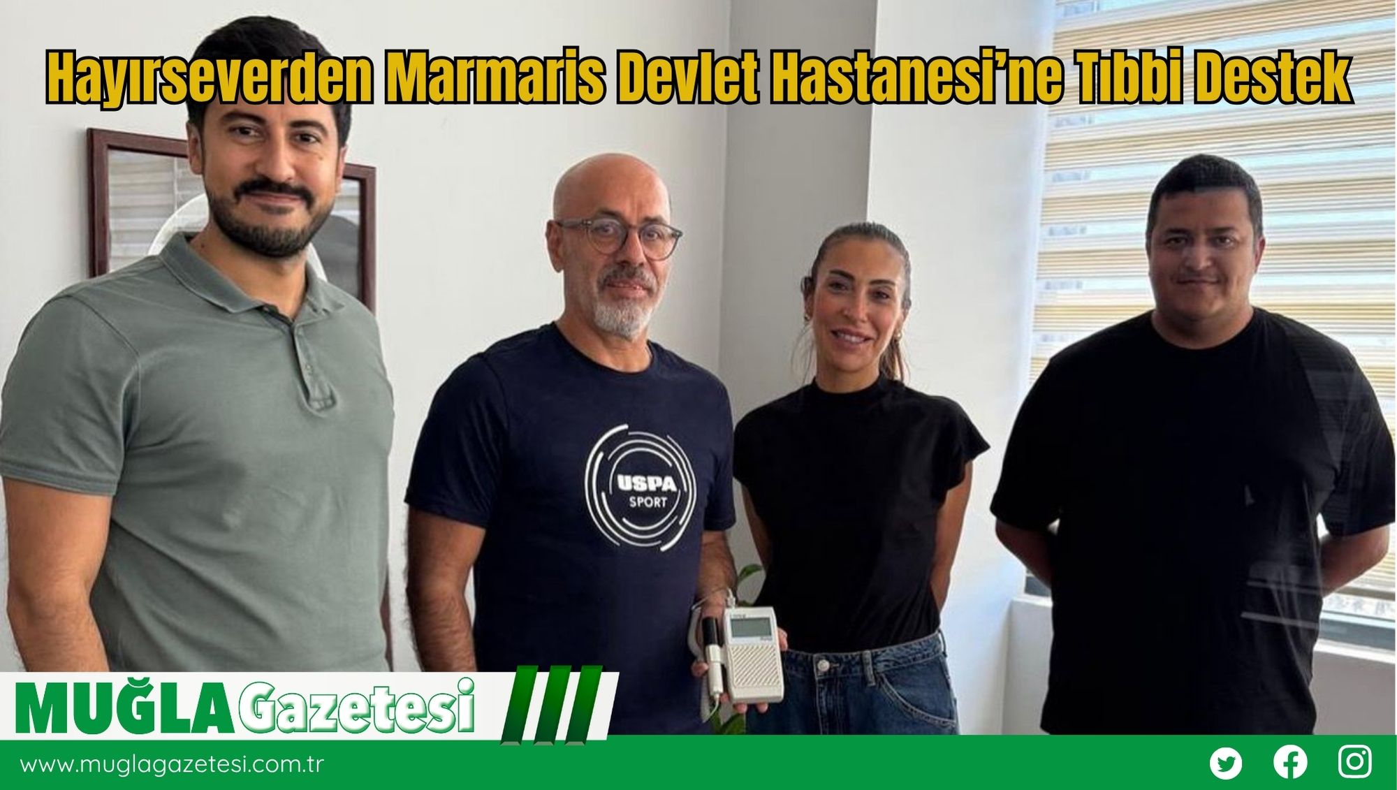 Hayırseverden Marmaris Devlet Hastanesi’ne Tıbbi Destek