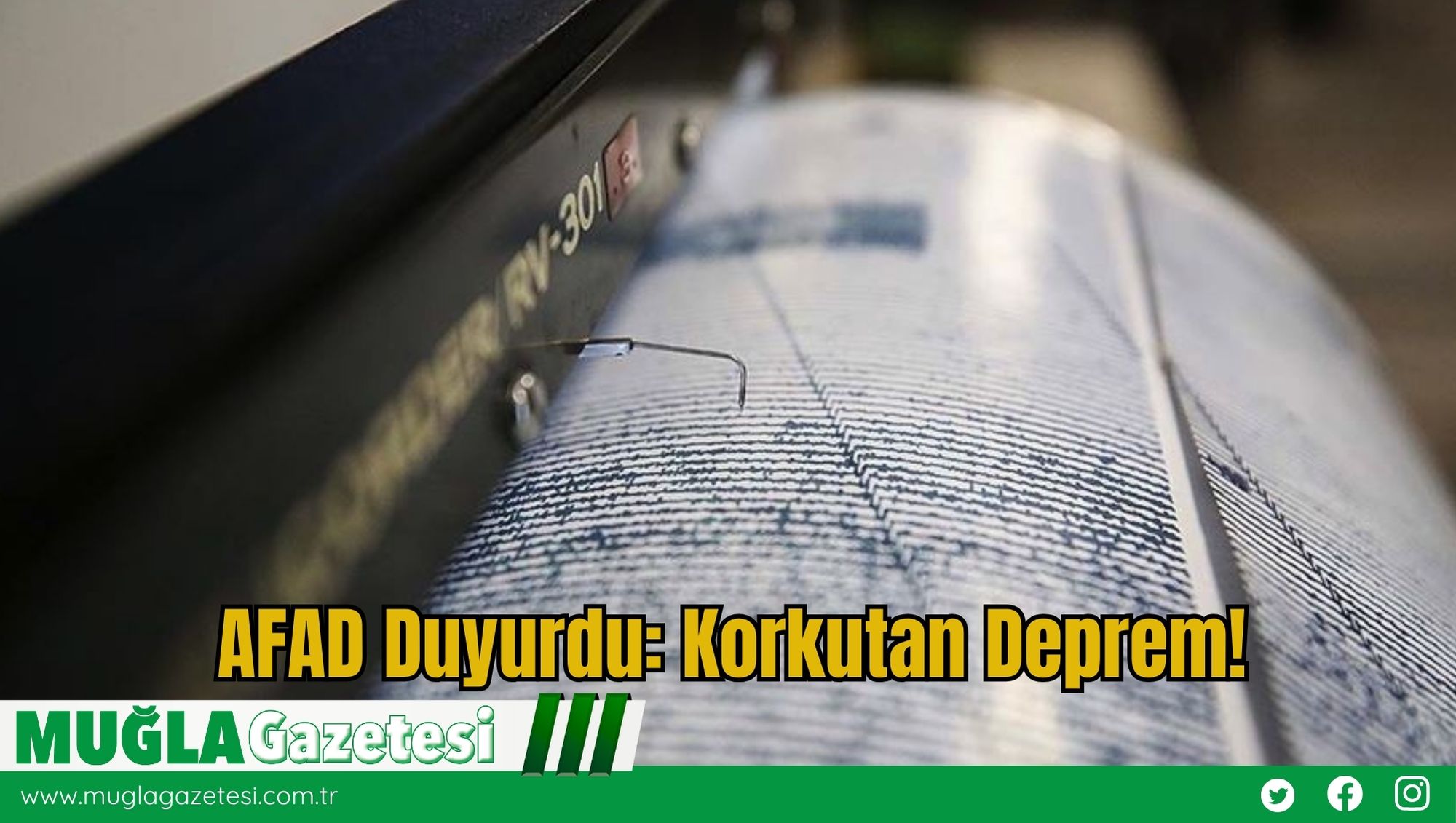 AFAD Duyurdu: Korkutan Deprem