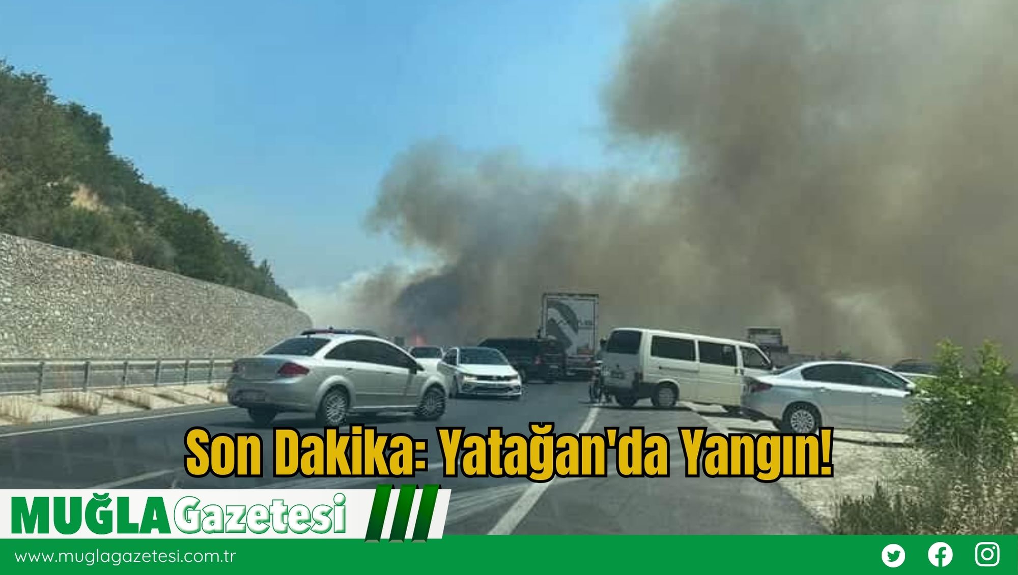 Son Dakika: Yatağan'da Yangın