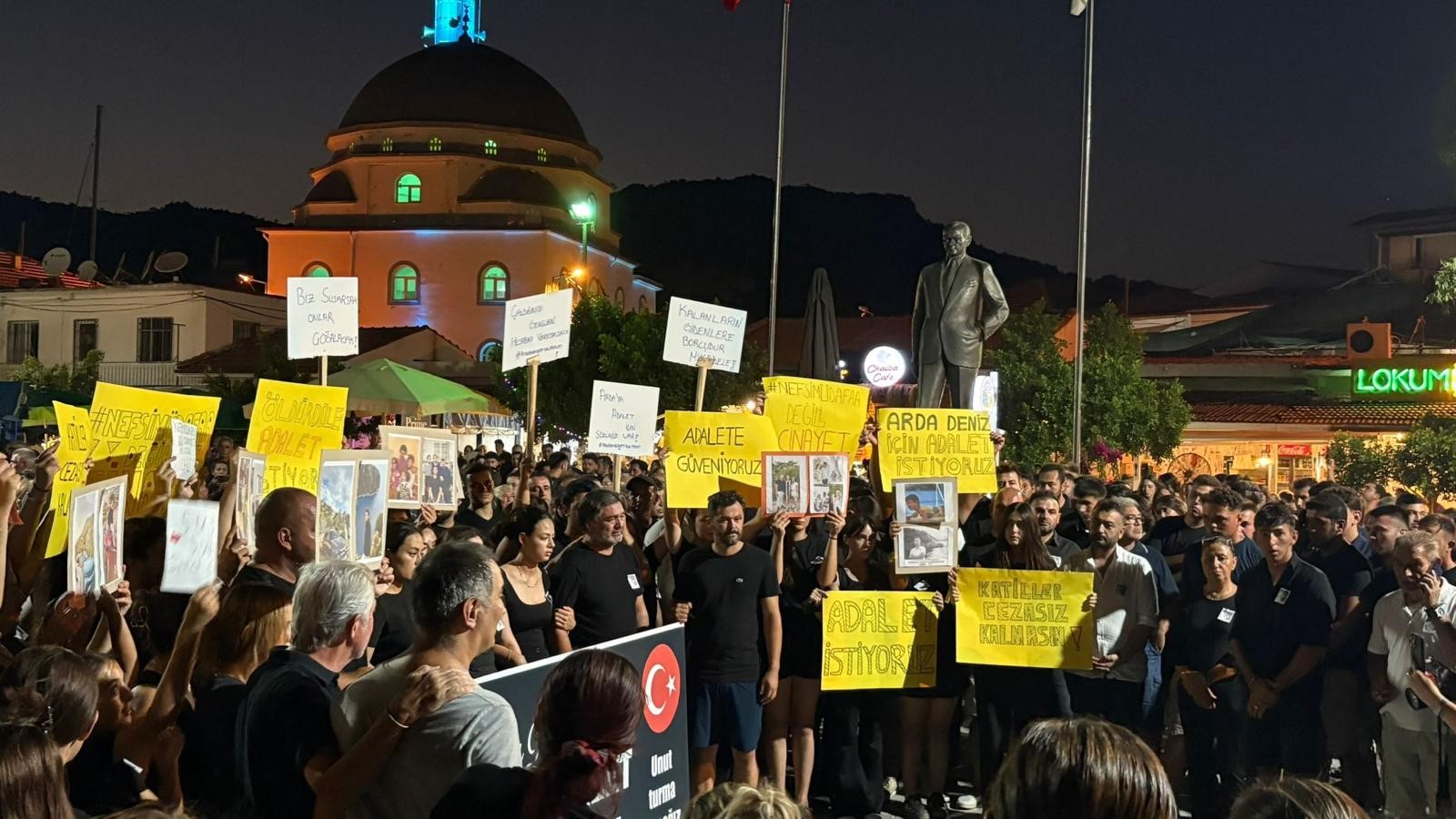 Arda İçin Marmaris Halkı Gözyaşlarıyla Yürüdü