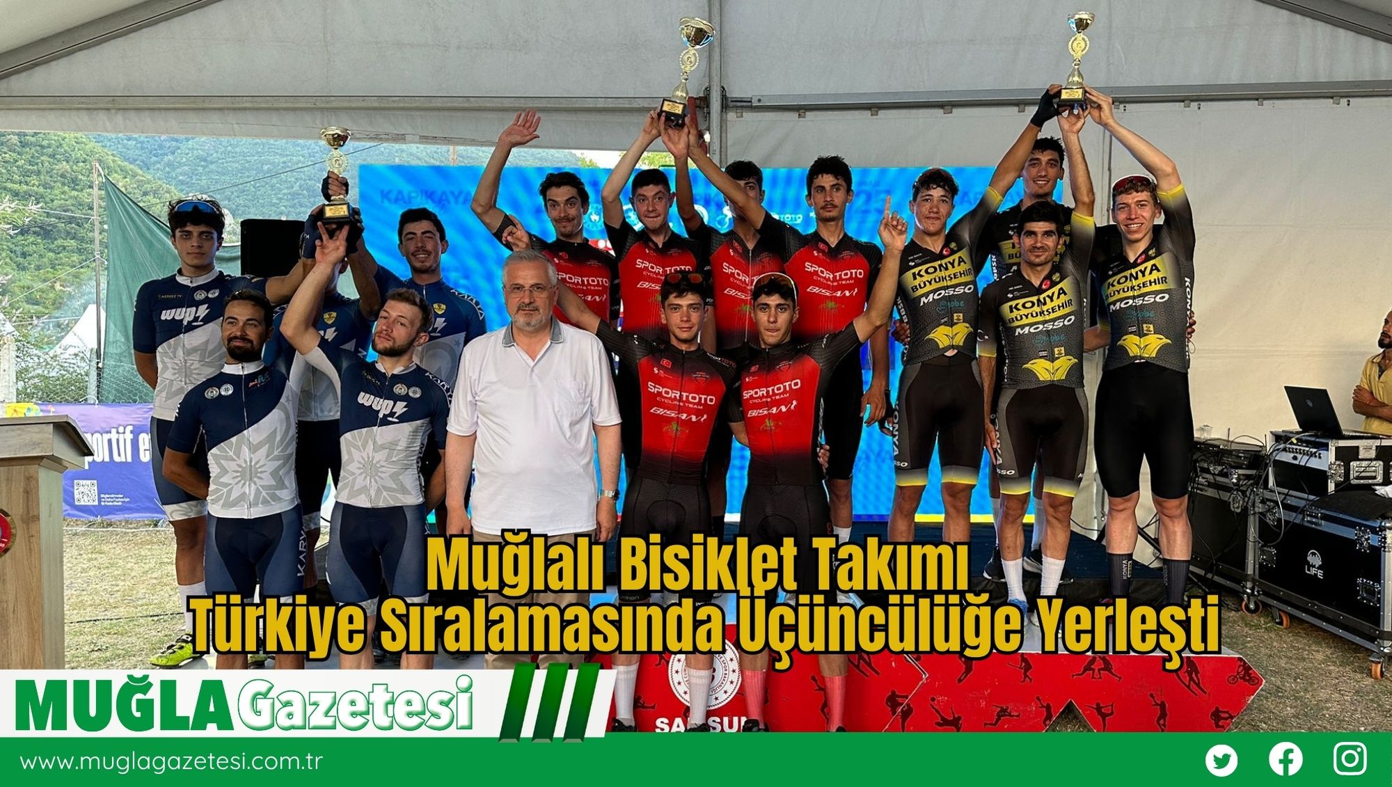 Muğlalı Bisiklet Takımı Türkiye Sıralamasında Üçüncülüğe Yerleşti