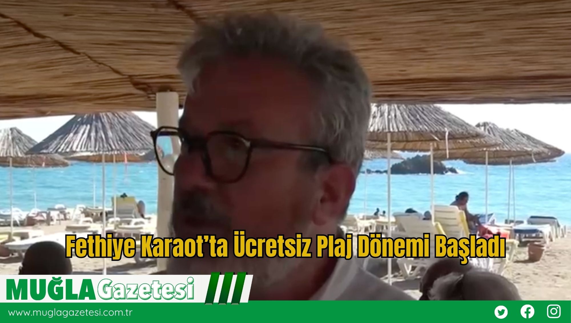 Fethiye Karaot’ta Ücretsiz Plaj Dönemi Başladı