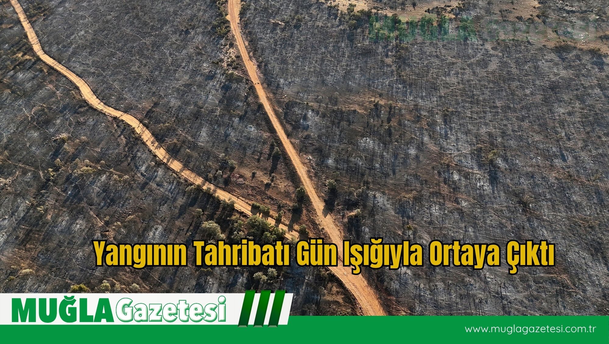 Yangının Tahribatı Gün Işığıyla Ortaya Çıktı