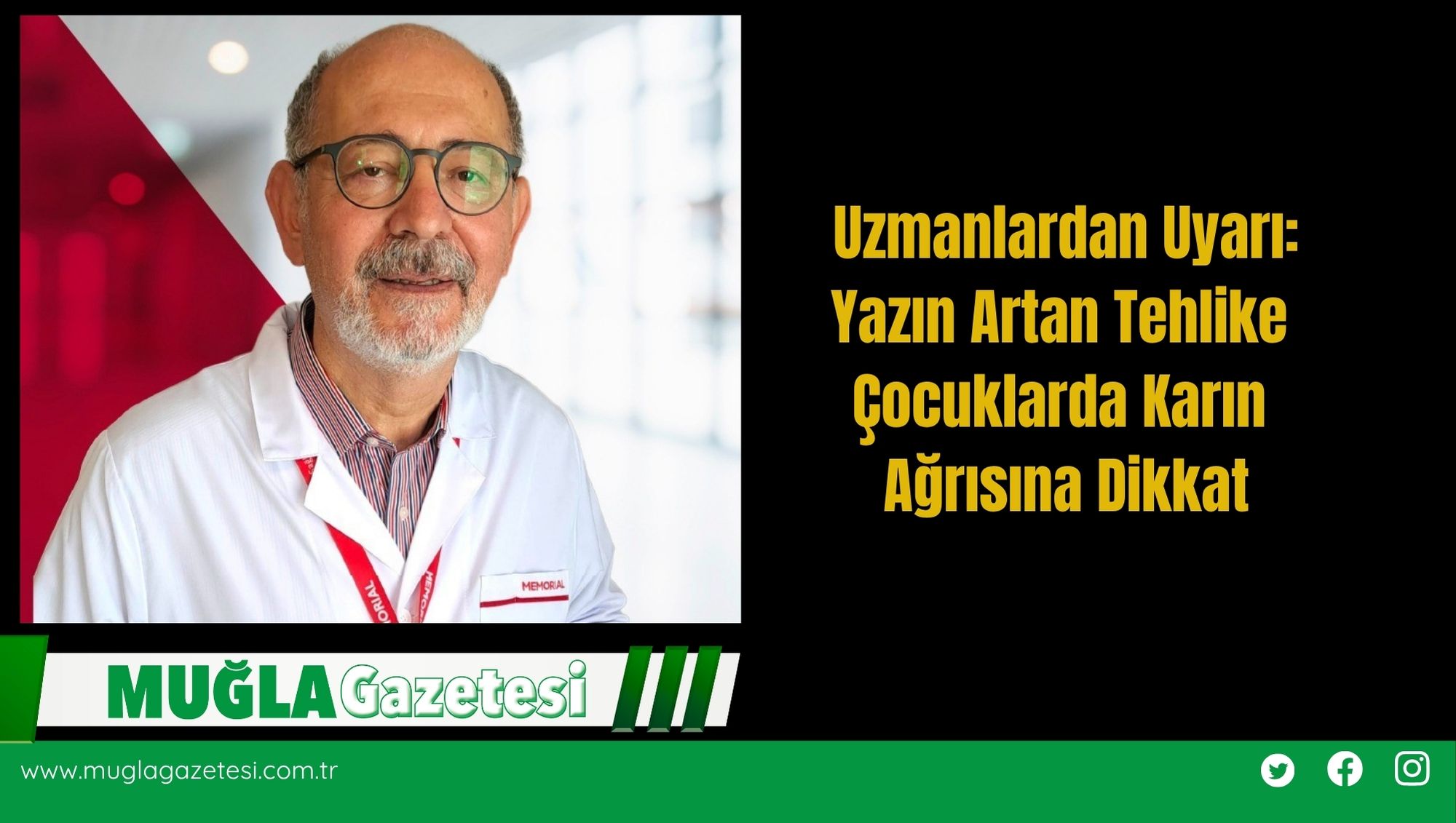 Uzmanlardan Uyarı: Yazın Artan Tehlike Çocuklarda Karın  Ağrısına Dikkat