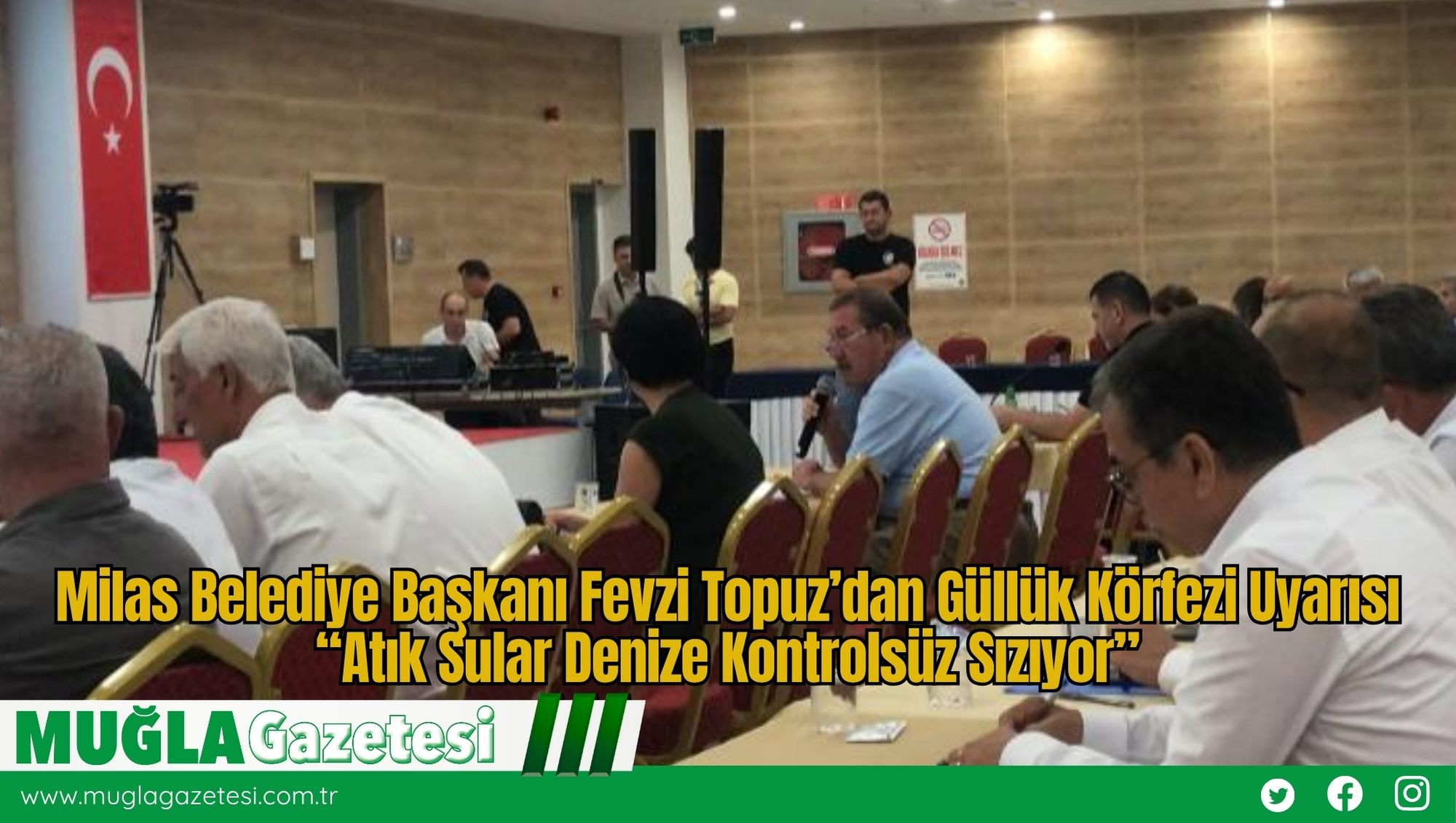 Milas Belediye Başkanı Fevzi Topuz’dan Güllük Körfezi Uyarısı: “Atık Sular Denize Kontrolsüz Sızıyor”