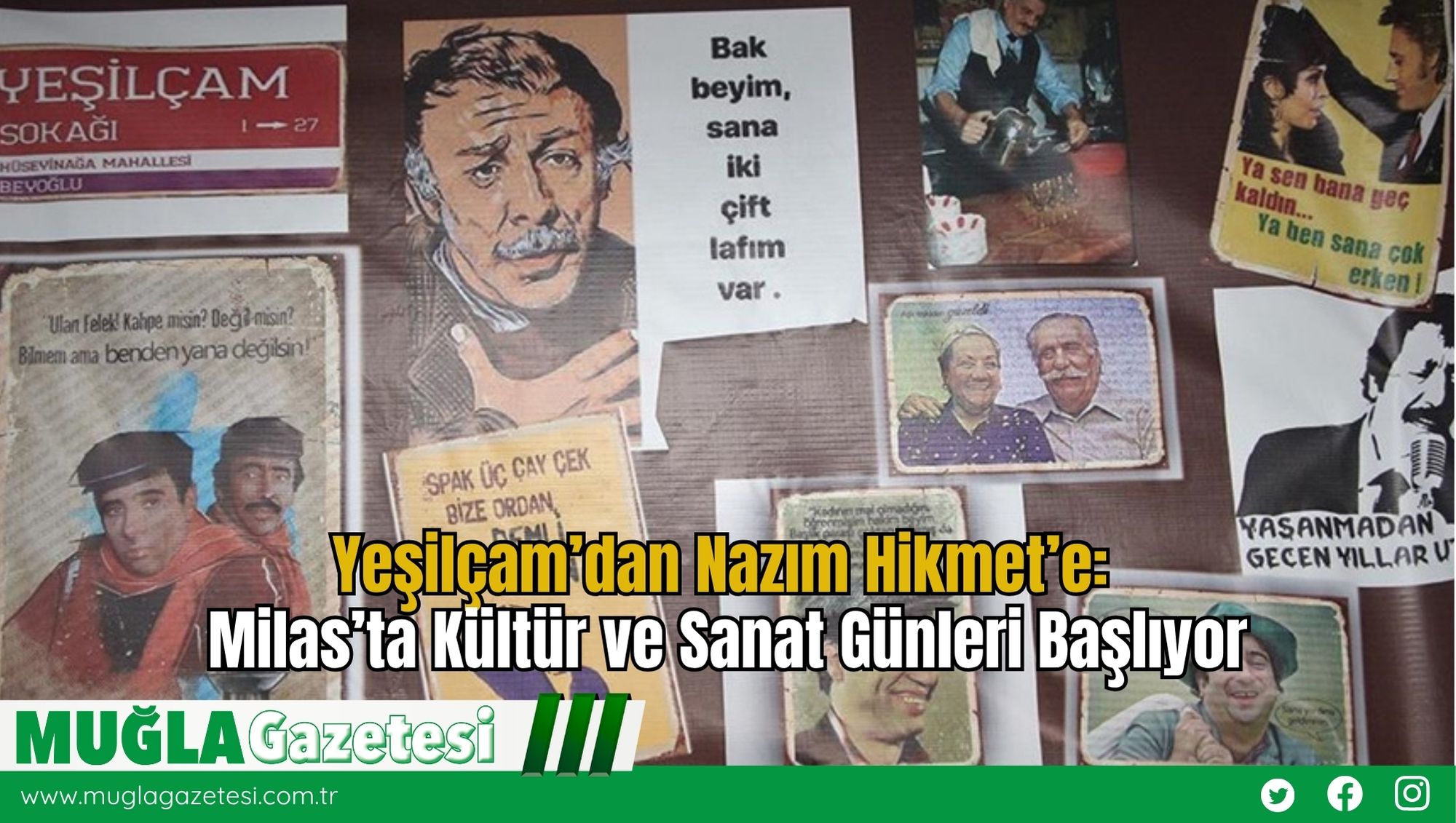 Yeşilçam’dan Nazım Hikmet’e: Milas’ta Kültür ve Sanat Günleri Başlıyor