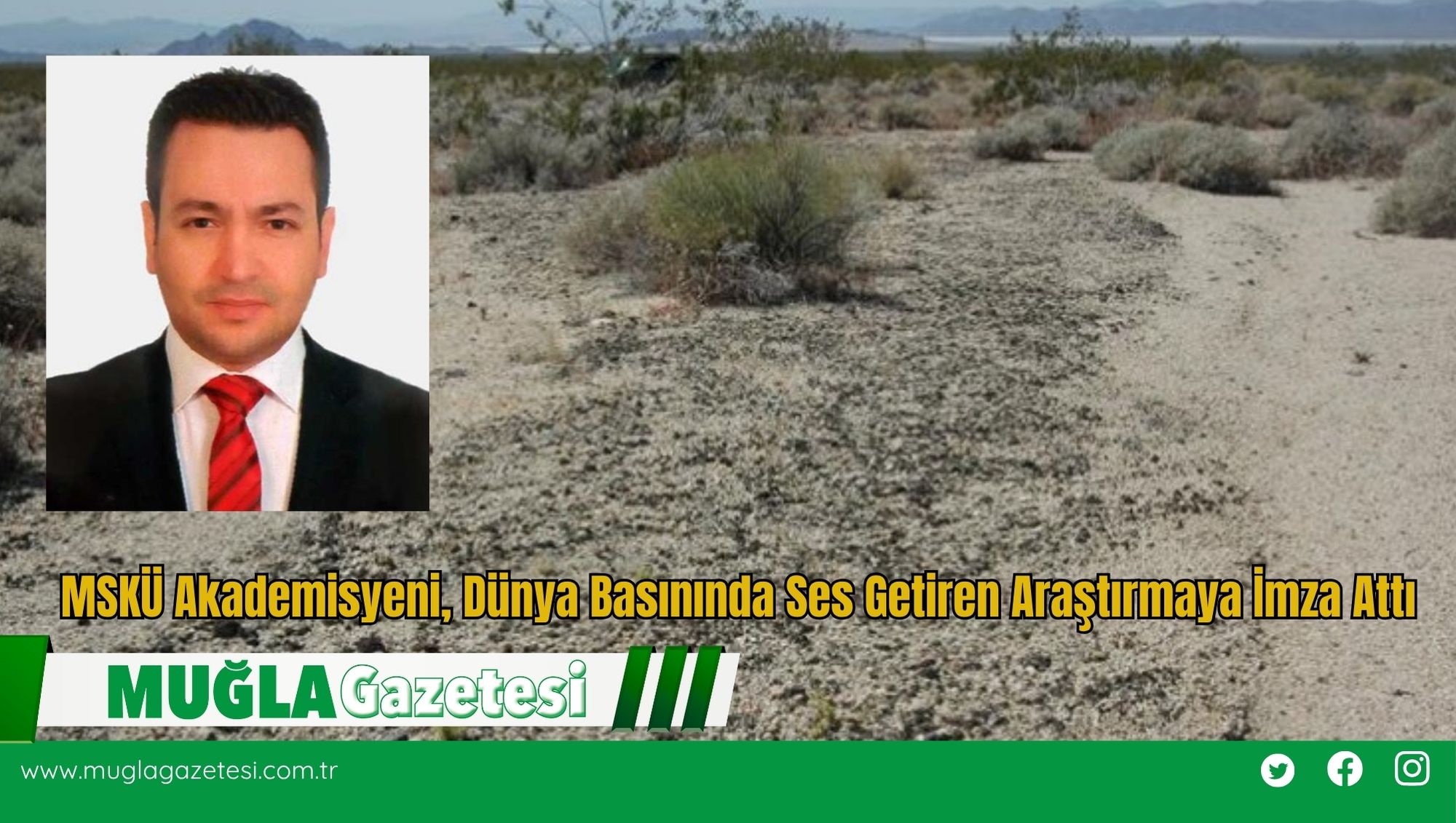 MSKÜ Akademisyeni, Dünya Basınında Ses Getiren Araştırmaya İmza Attı