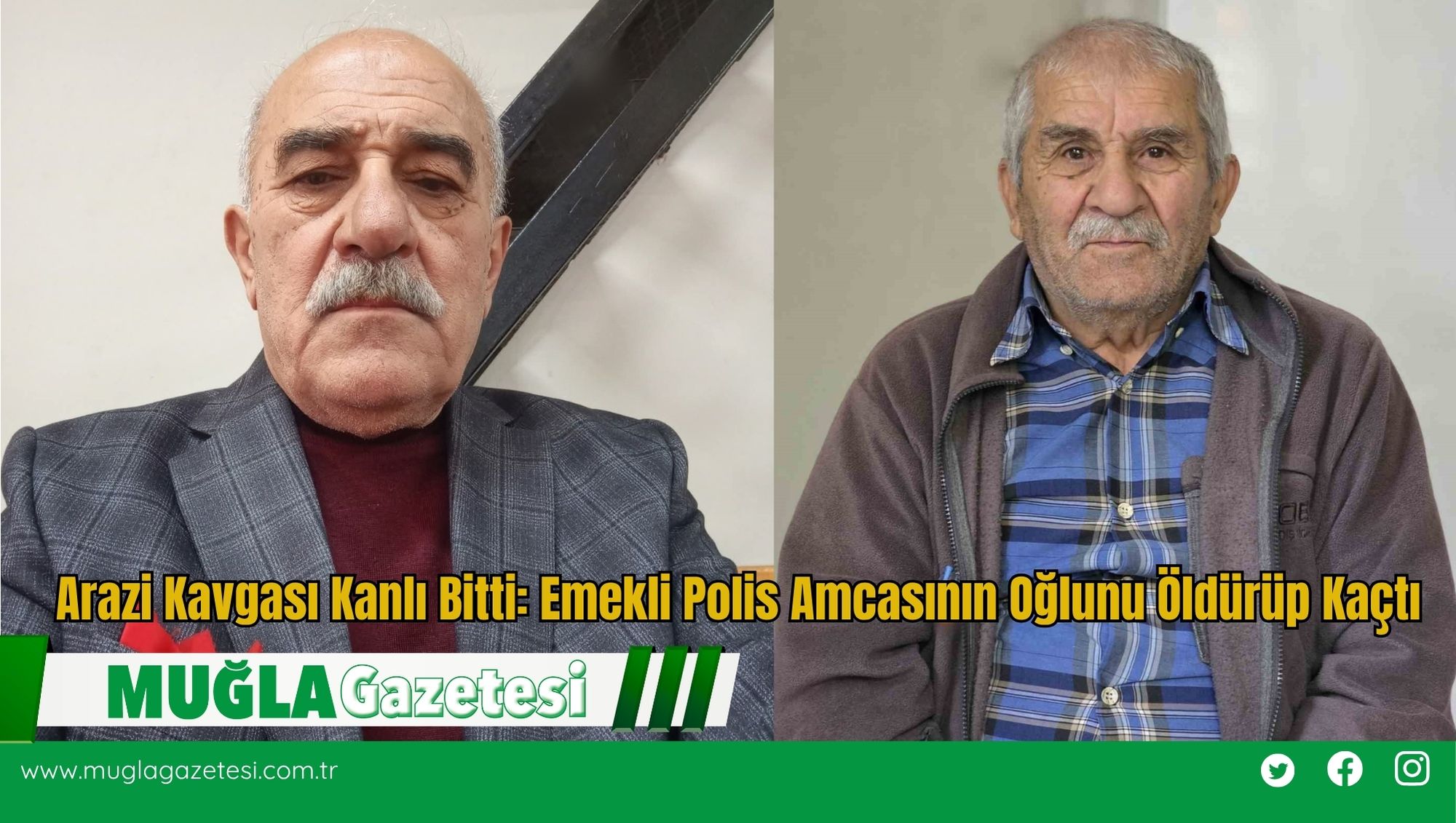 Arazi Kavgası Kanlı Bitti: Emekli Polis Amcasının Oğlunu Öldürüp Kaçtı