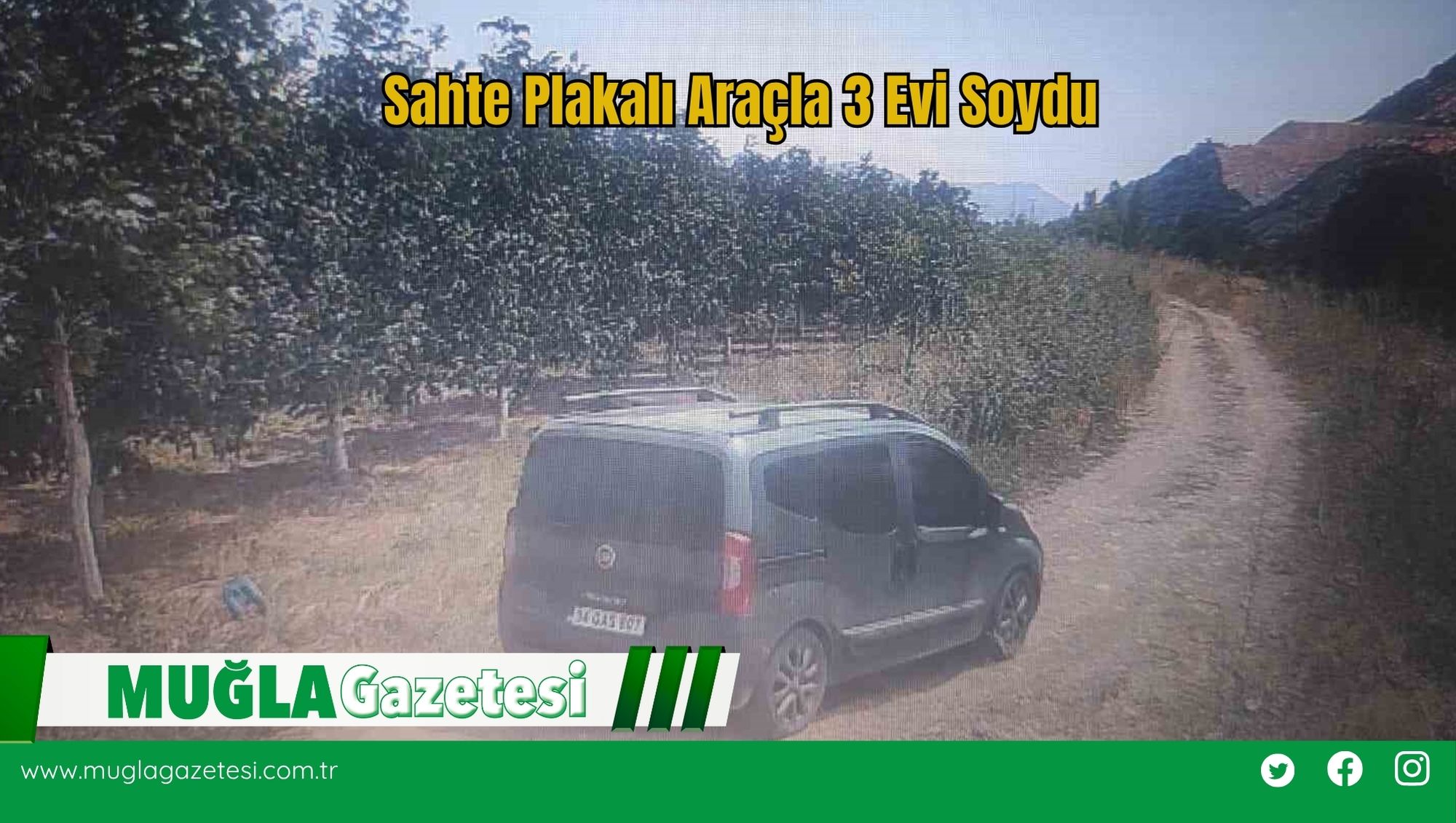 Sahte Plakalı Araçla 3 Evi Soydu