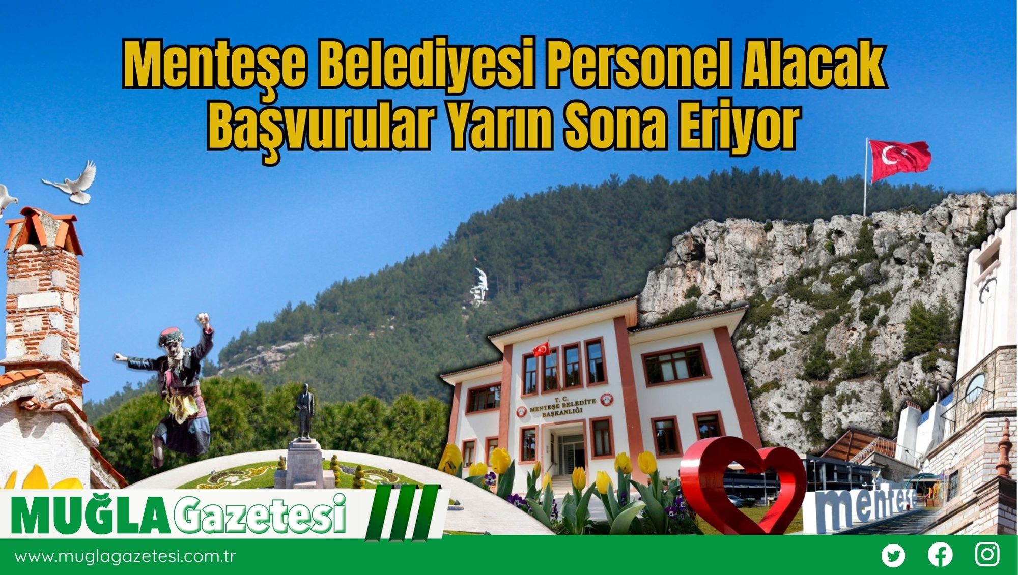 Menteşe Belediyesi Personel Alacak: Başvurular Yarın Sona Eriyor