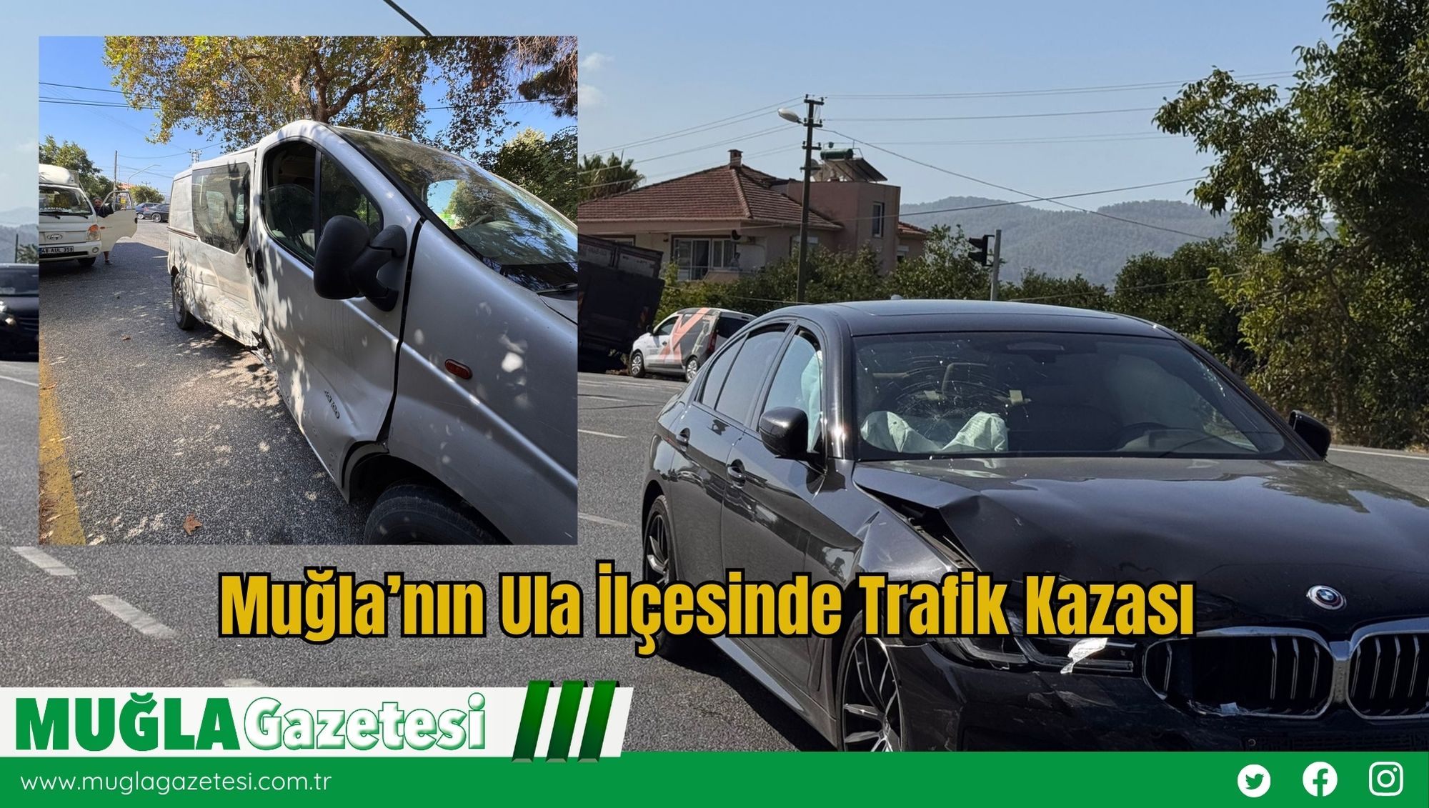 Muğla’nın Ula İlçesinde Trafik Kazası
