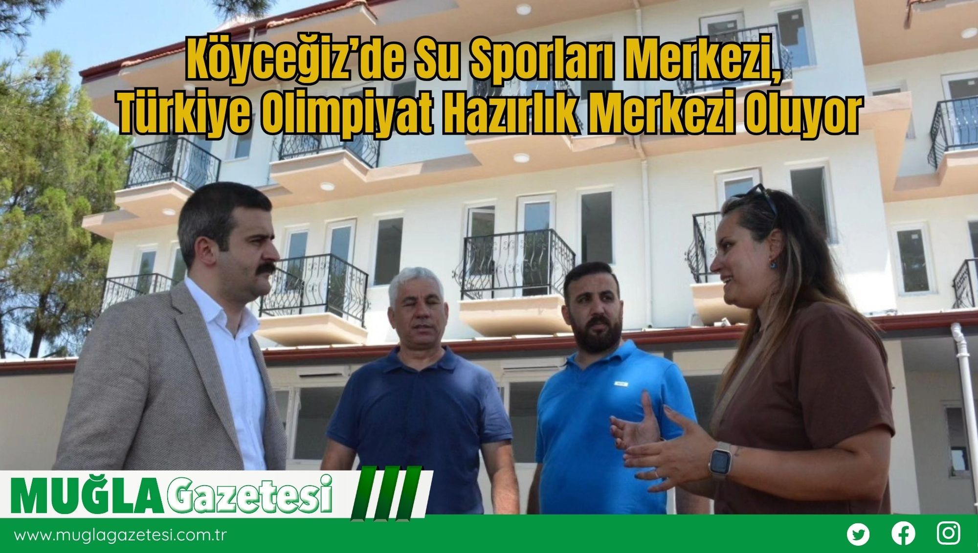 Köyceğiz’de Su Sporları Merkezi, Türkiye Olimpiyat Hazırlık Merkezi Oluyor