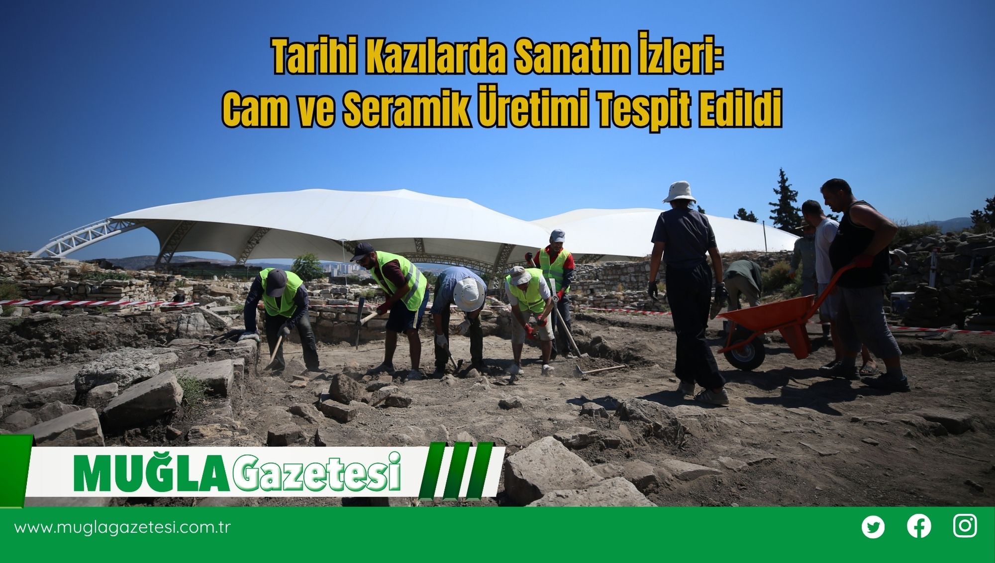 Tarihi Kazılarda Sanatın İzleri: Cam ve Seramik Üretimi Tespit Edildi
