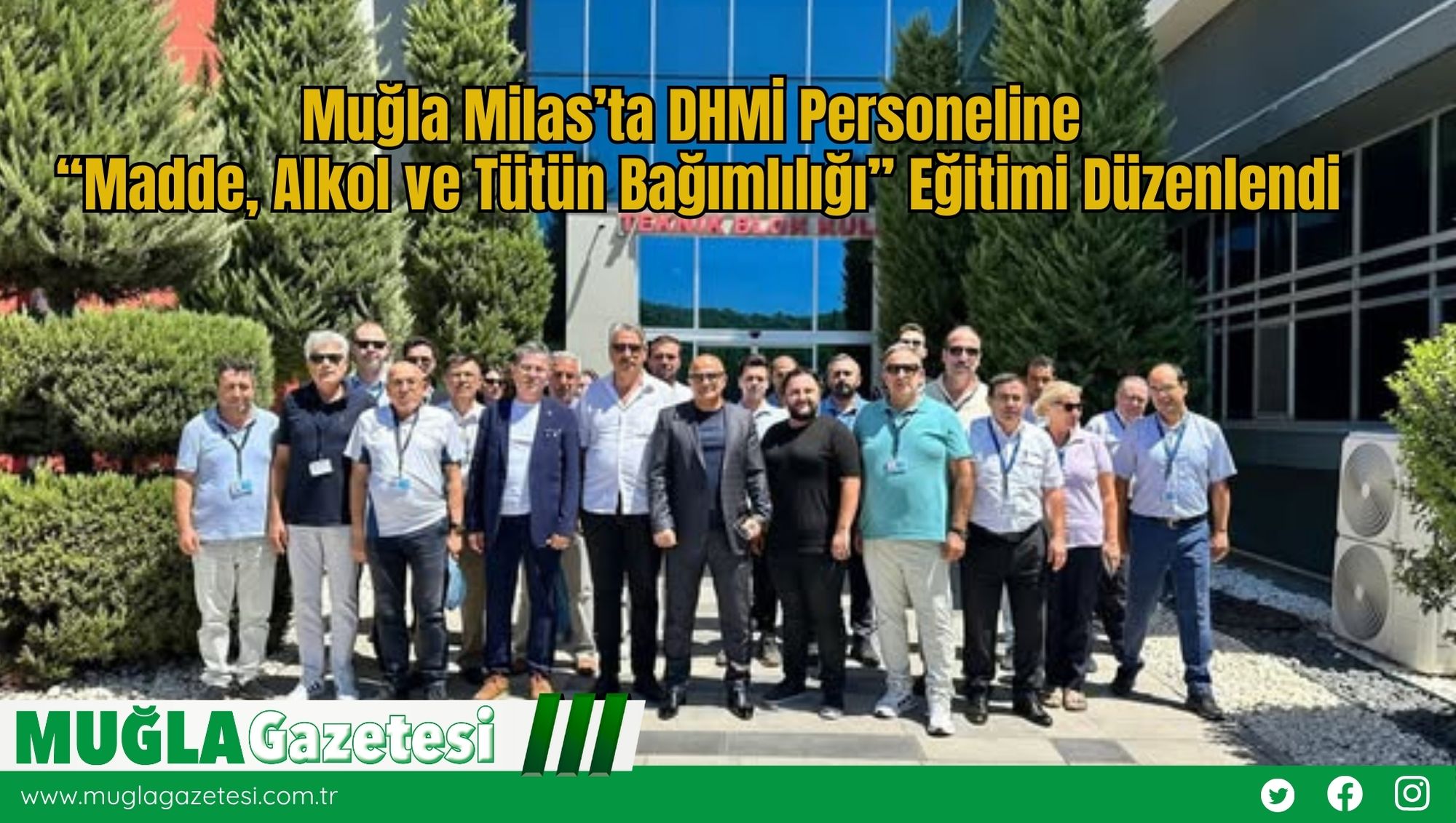 Muğla Milas’ta DHMİ Personeline “Madde, Alkol ve Tütün Bağımlılığı” Eğitimi Düzenlendi