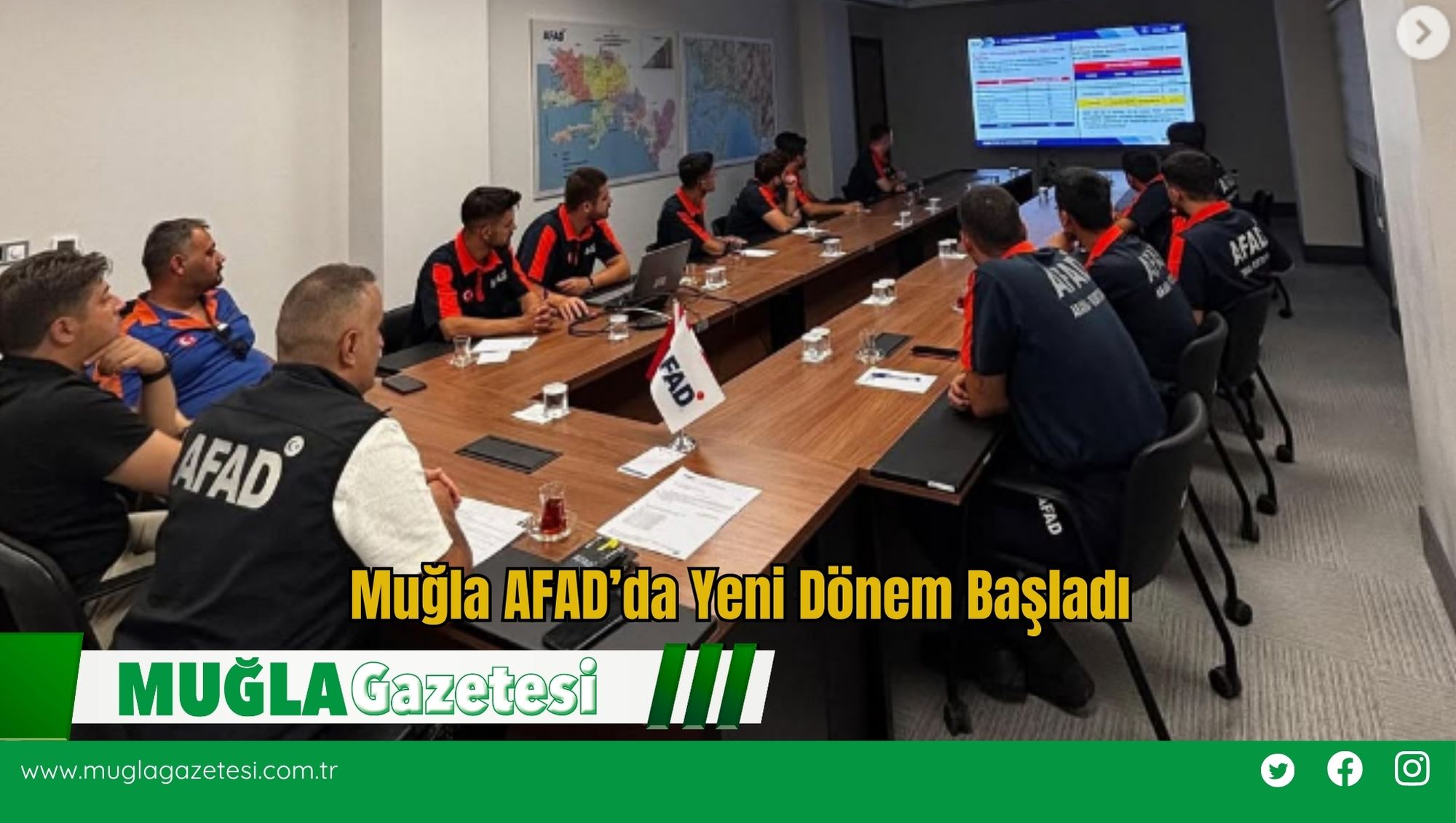 Muğla AFAD’da Yeni Dönem Başladı
