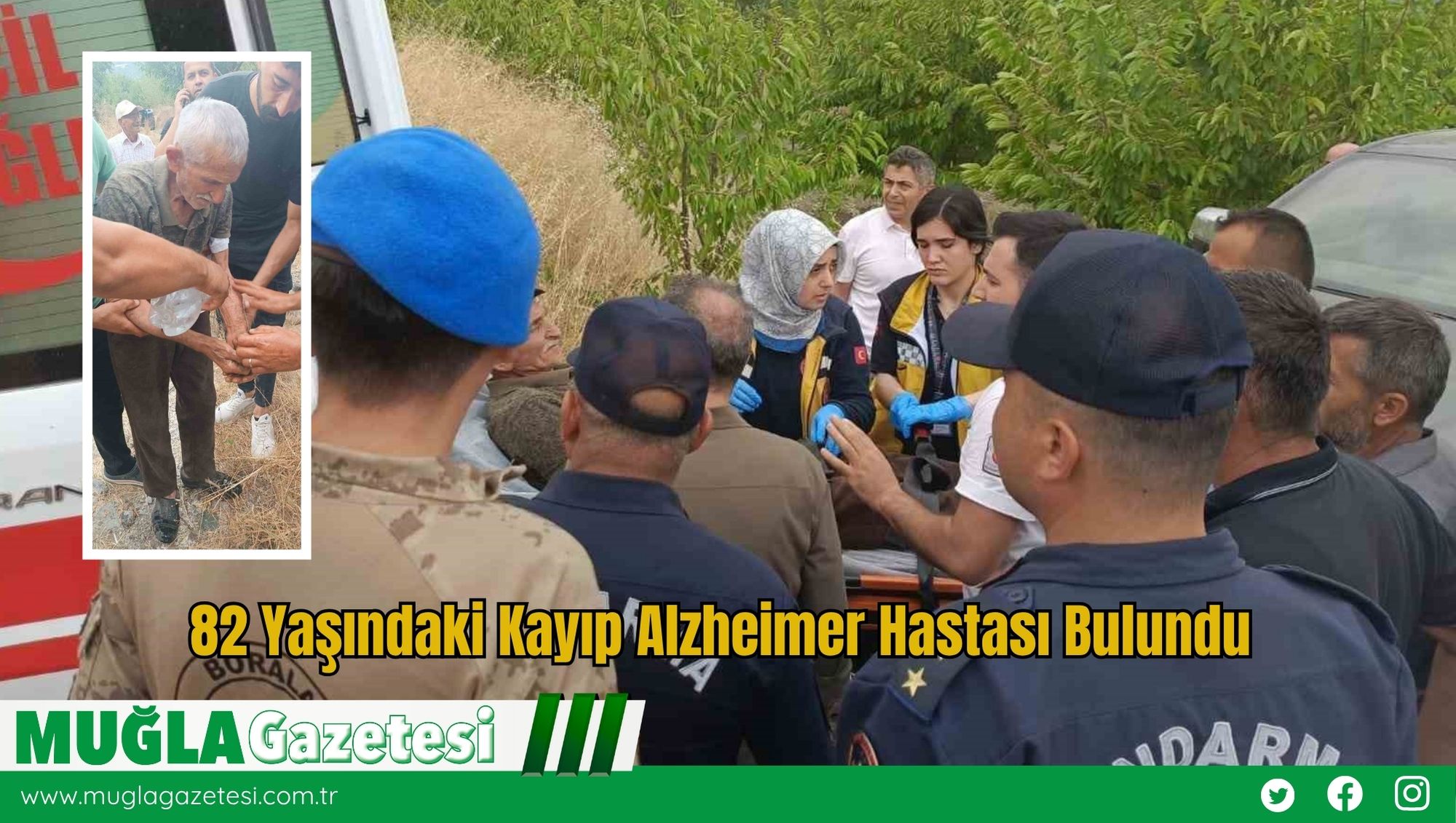 82 Yaşındaki Kayıp Alzheimer Hastası Bulundu