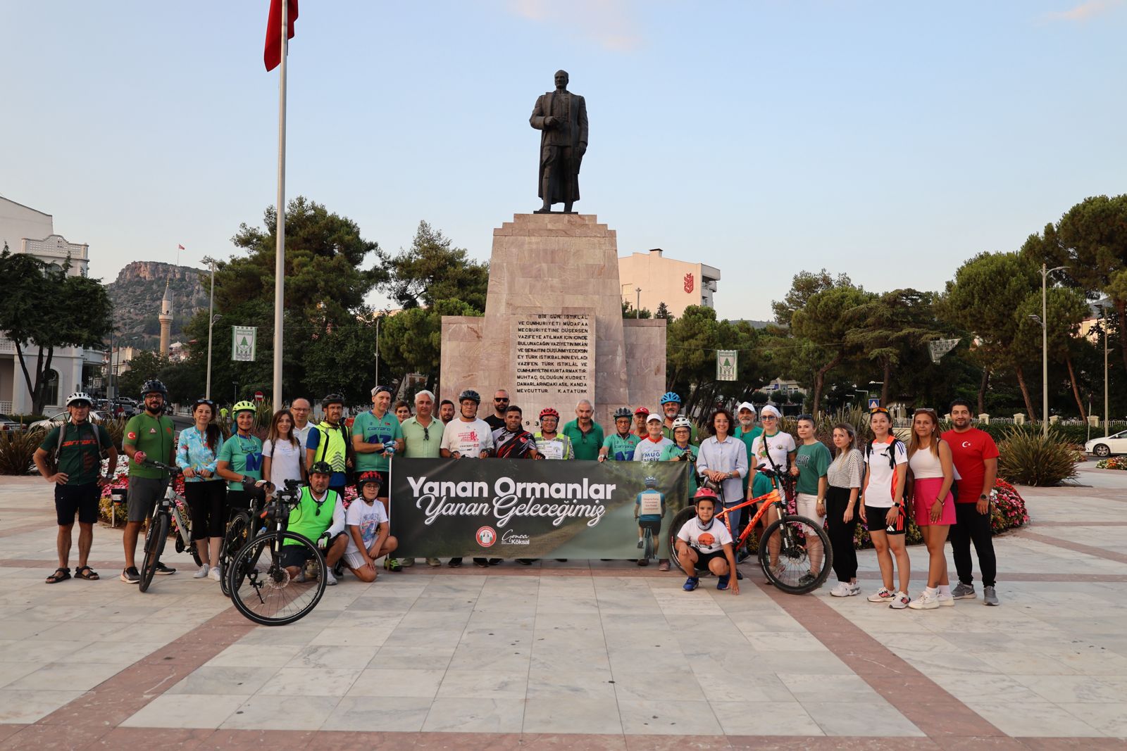 Menteşe’de Orman Yangınlarına Karşı Pedallı Farkındalık