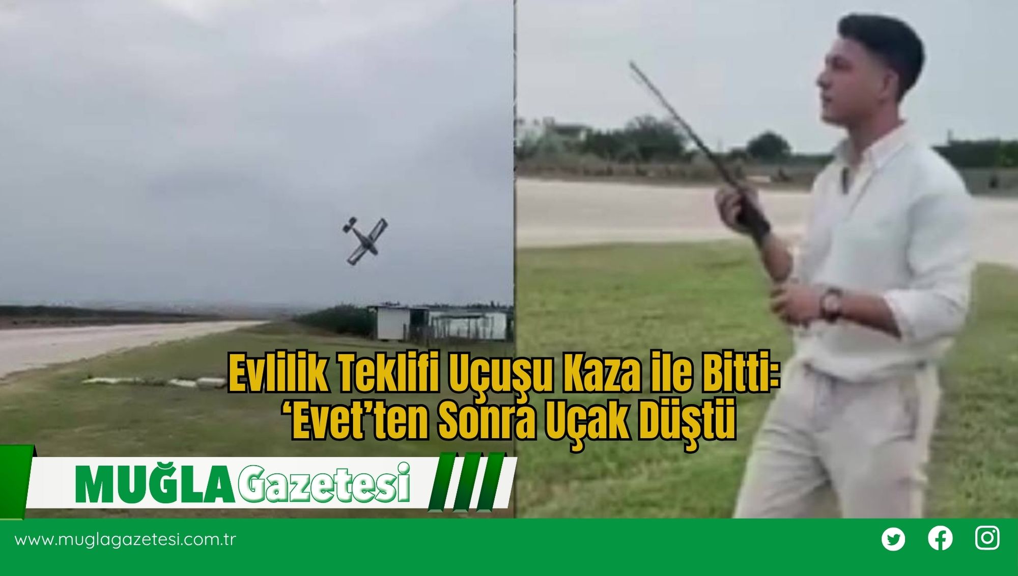 Evlilik Teklifi Uçuşu Kaza ile Bitti: Evet’ten Sonra Uçak Düştü