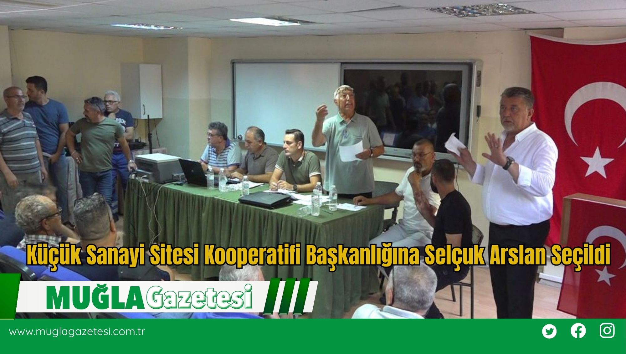 Küçük Sanayi Sitesi Kooperatifi Başkanlığına Selçuk Arslan Seçildi