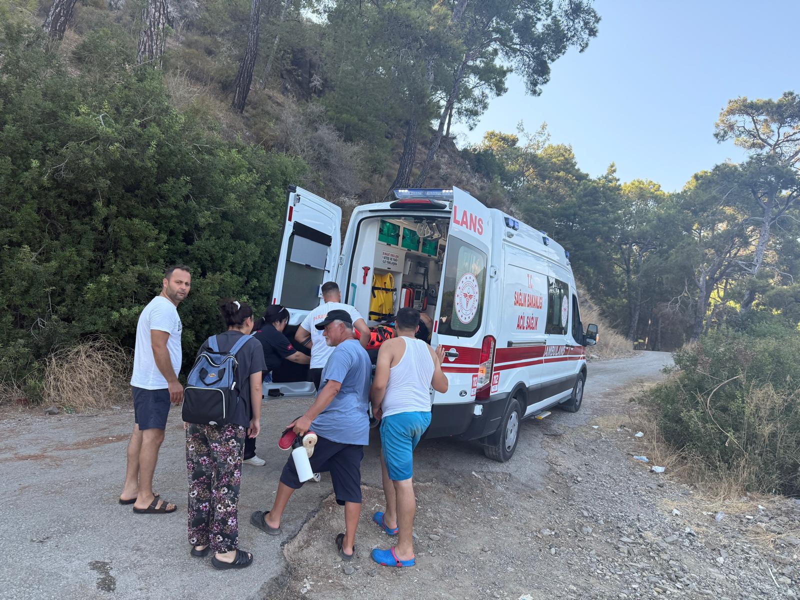 Fethiye İnlice’de Doğa Yürüyüşü Kazası: Bir Kişi Yaralandı