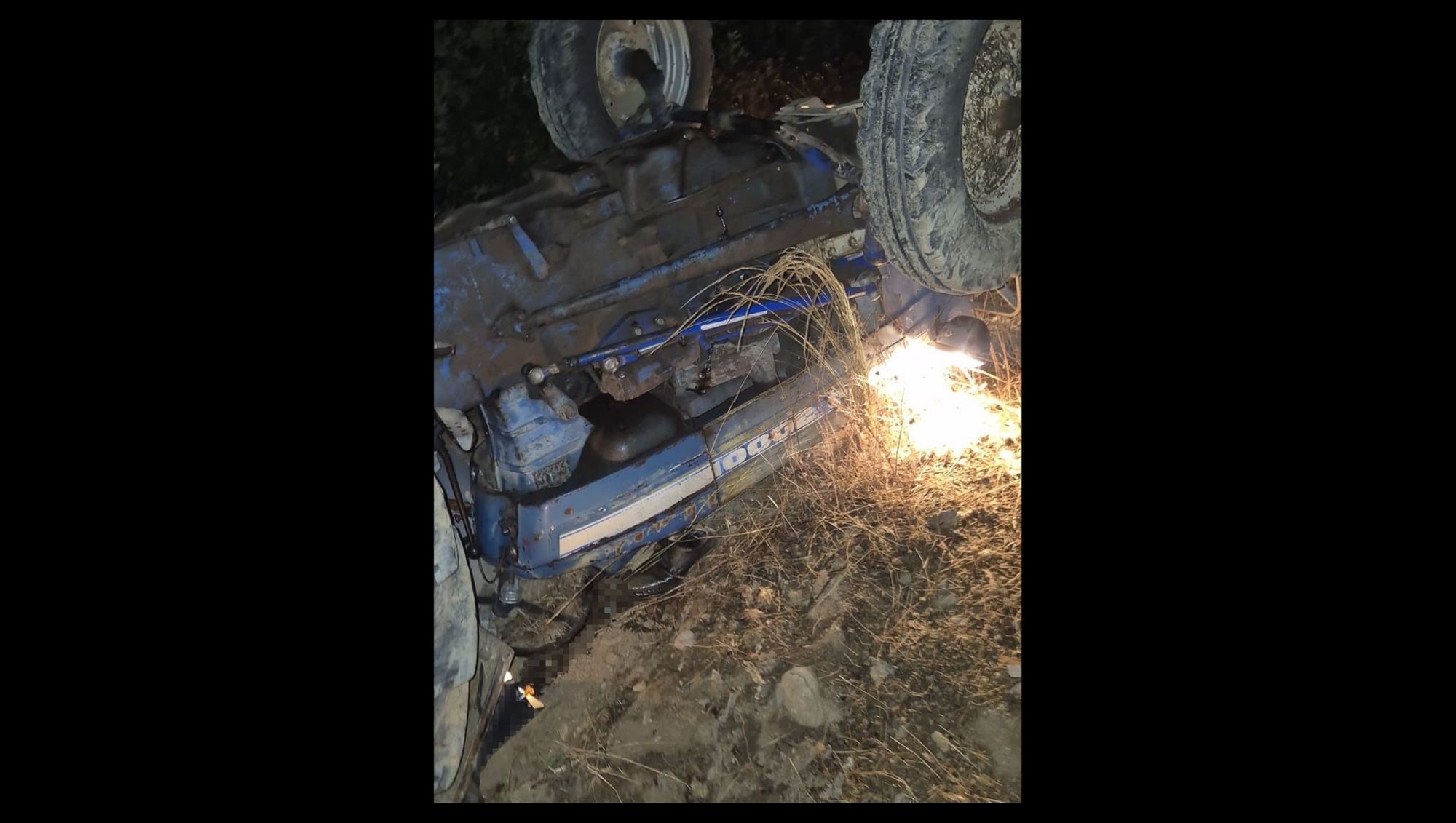 Traktör Devrildi: 1 Kişi Hayatını Kaybetti