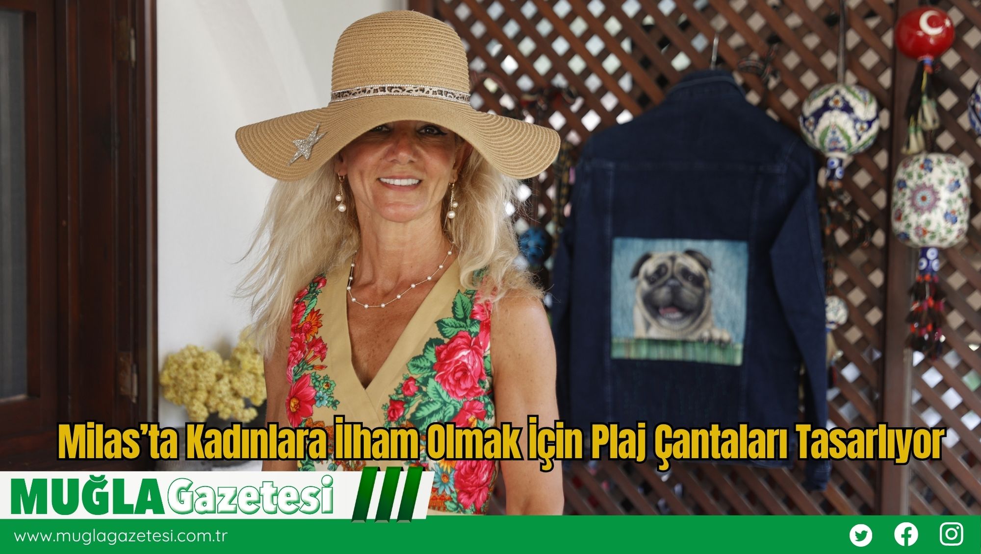 Milas’ta Kadınlara İlham Olmak İçin Plaj Çantaları Tasarlıyor